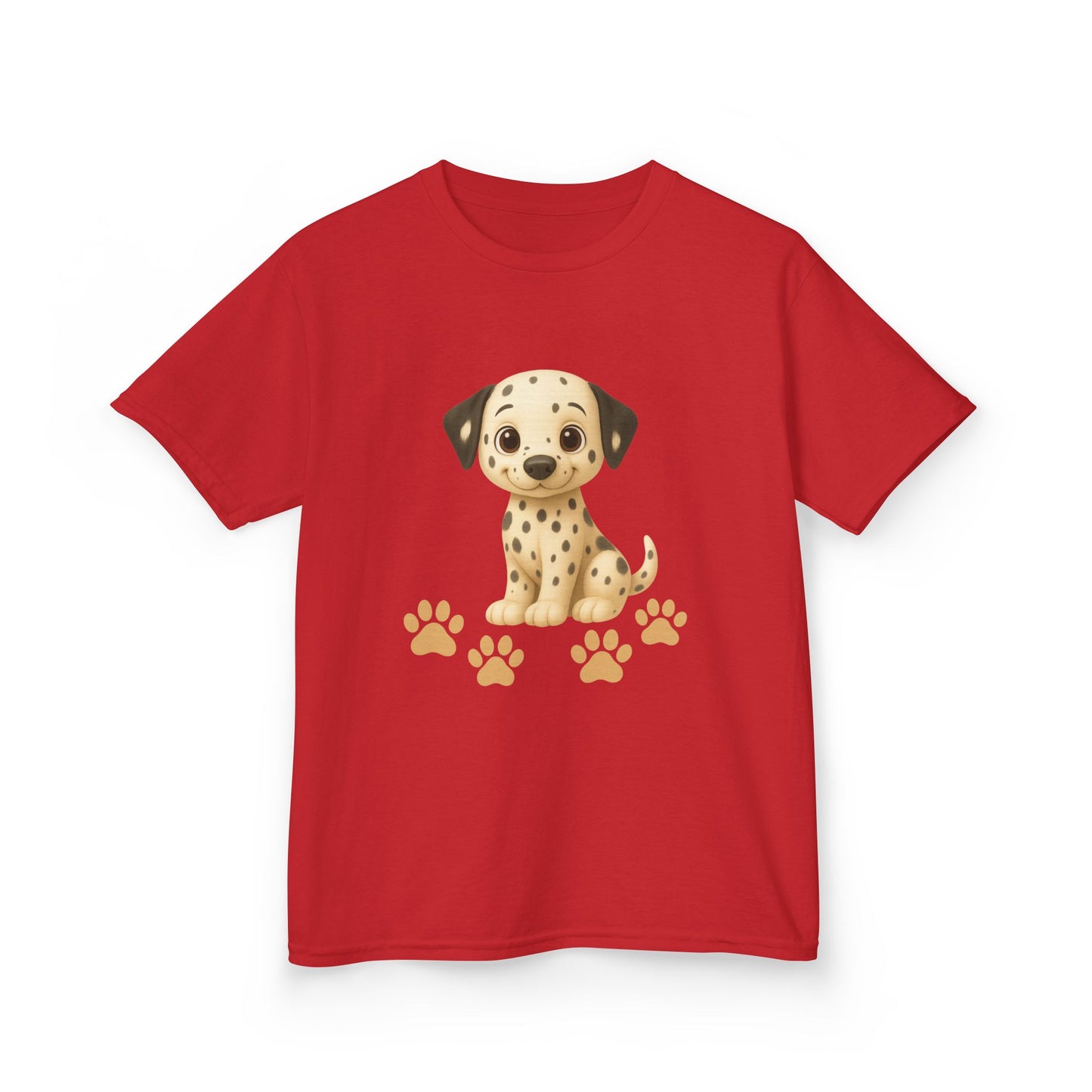 Kids Dalmatian Puppy Tee, Cute Dog T-Shirt, Animal Lovers Gift, Children's Casual Wear, Birthday Present, Pet Lover Shirt