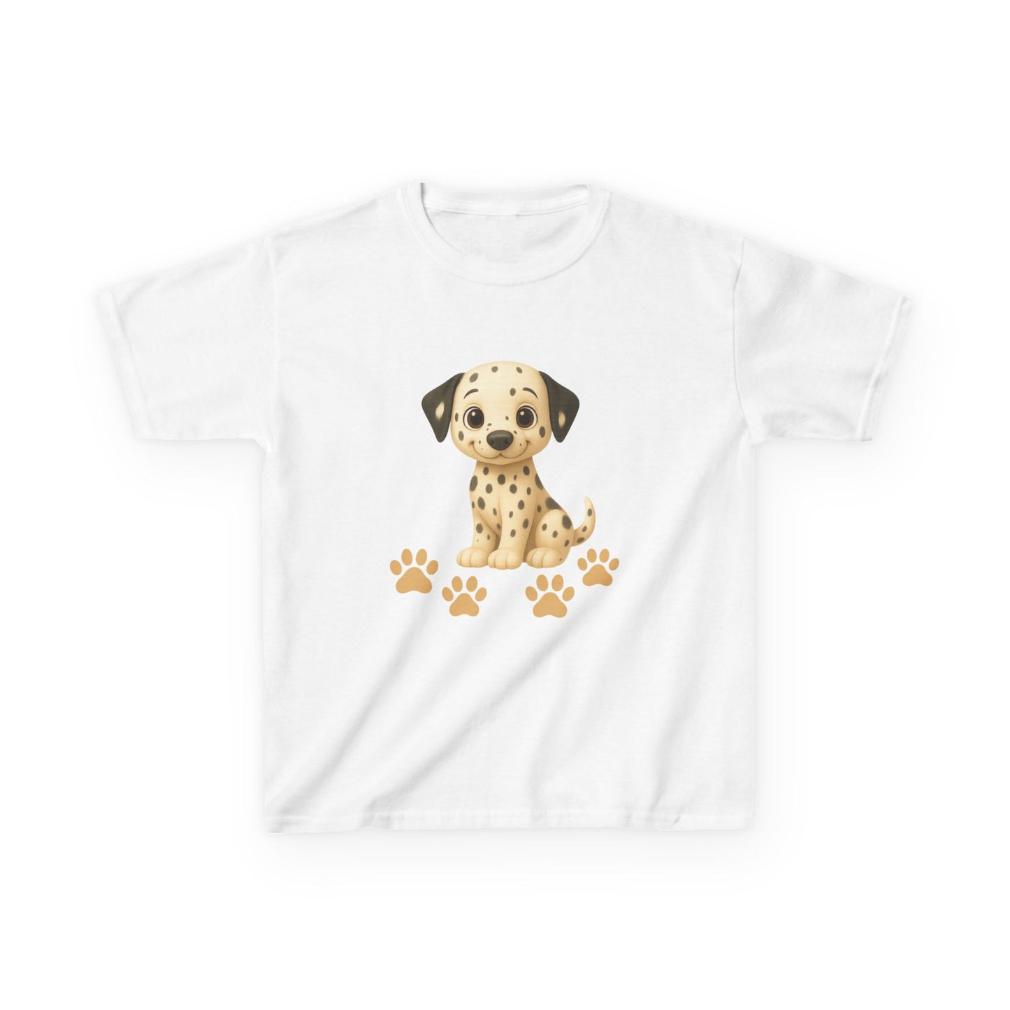 Kids Dalmatian Puppy Tee, Cute Dog T-Shirt, Animal Lovers Gift, Children's Casual Wear, Birthday Present, Pet Lover Shirt