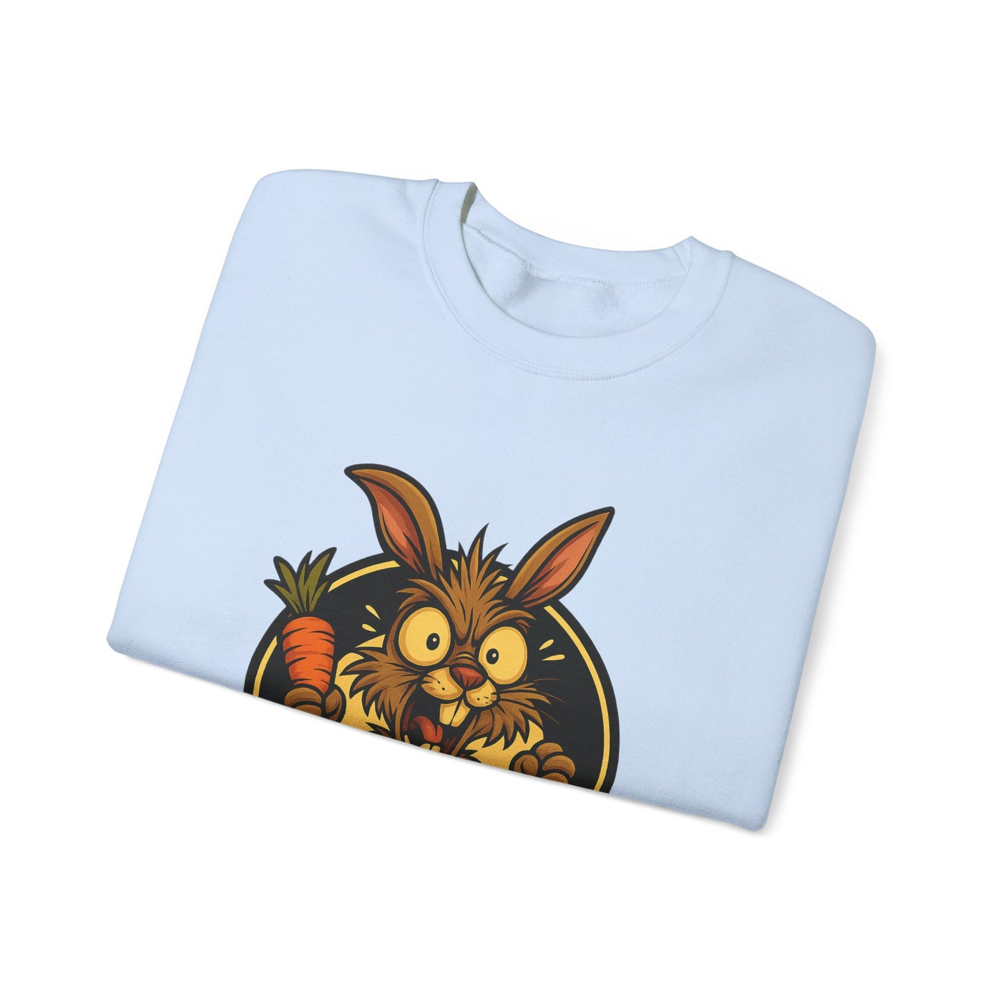 Rabbit Overthinker Crewneck Sweatshirt – "Rabbits Let Me Overthink About It" Graphic