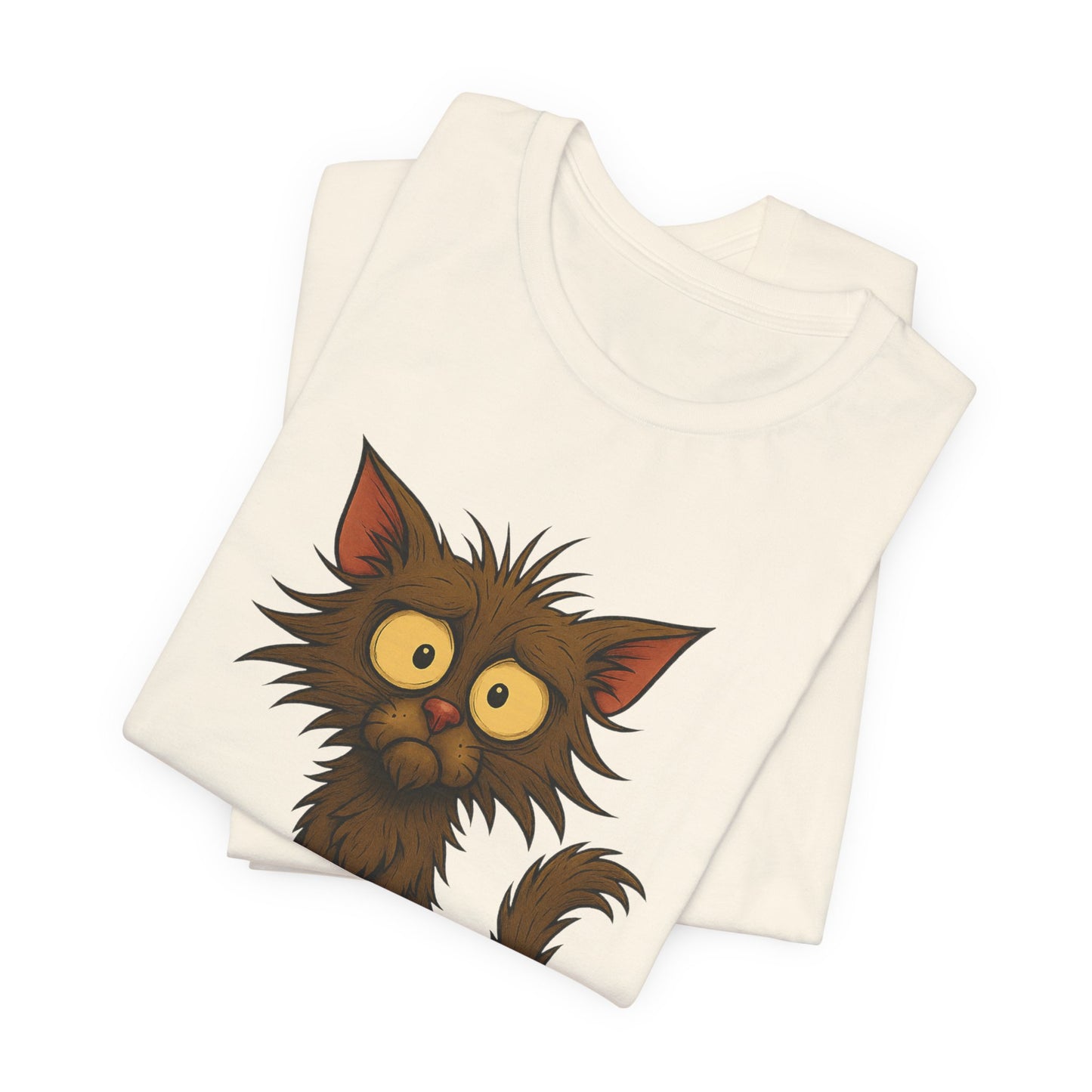 Funny Cat T-Shirt — "I'm At My Limit, Please Don't Test Me" Cute Stressed Kitty Graphic Tee