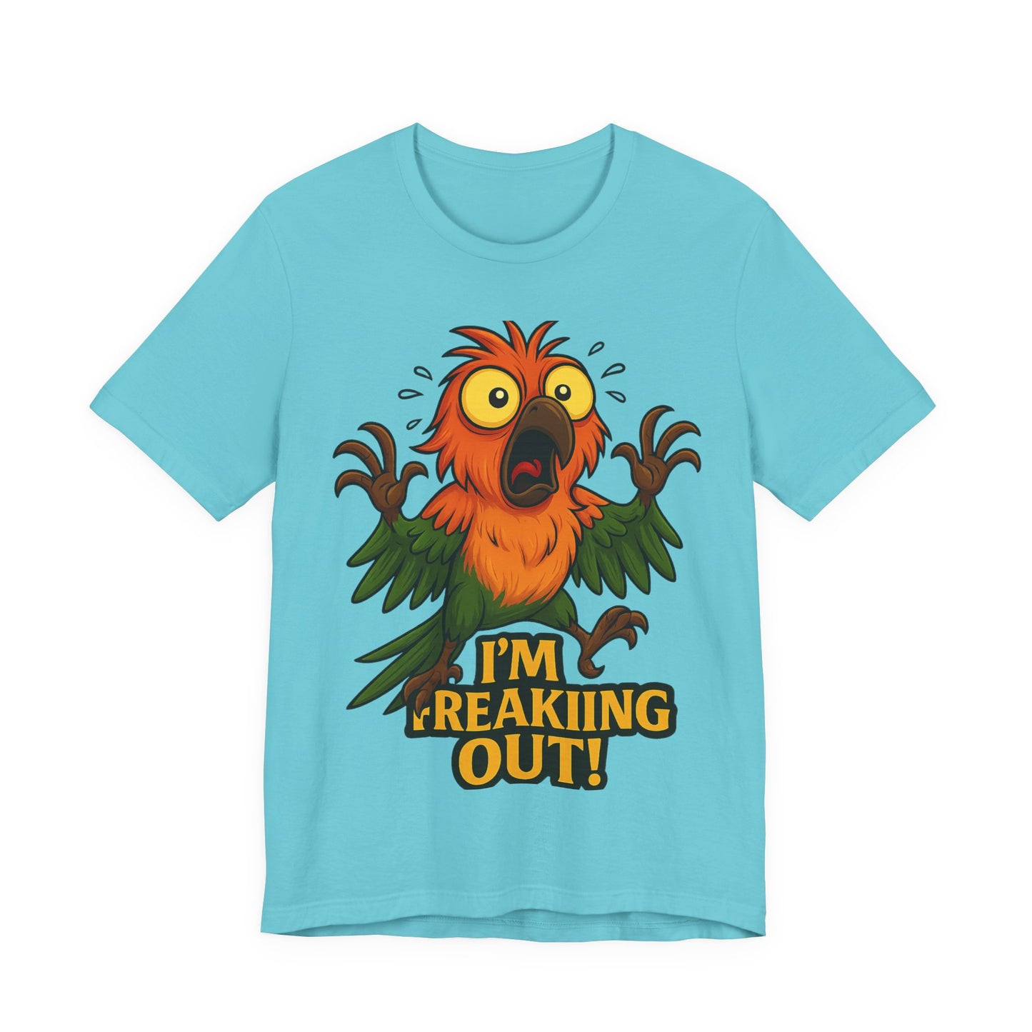 Funny "I'm Freaking Out" Parrot T-Shirt