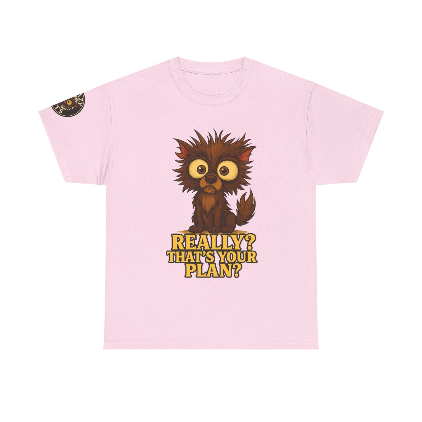 T-Shirt — Cute Owl Graphic “Really? That’s Your Plan?” Funny Animal Tee