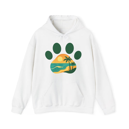 Cozy Beach Vibes Sweatshirt - Unisex Heavy Blend Hoodie for Pet Lovers, Sunset Design, Perfect Gift for Animal Lovers, Casual Comfort, [...]