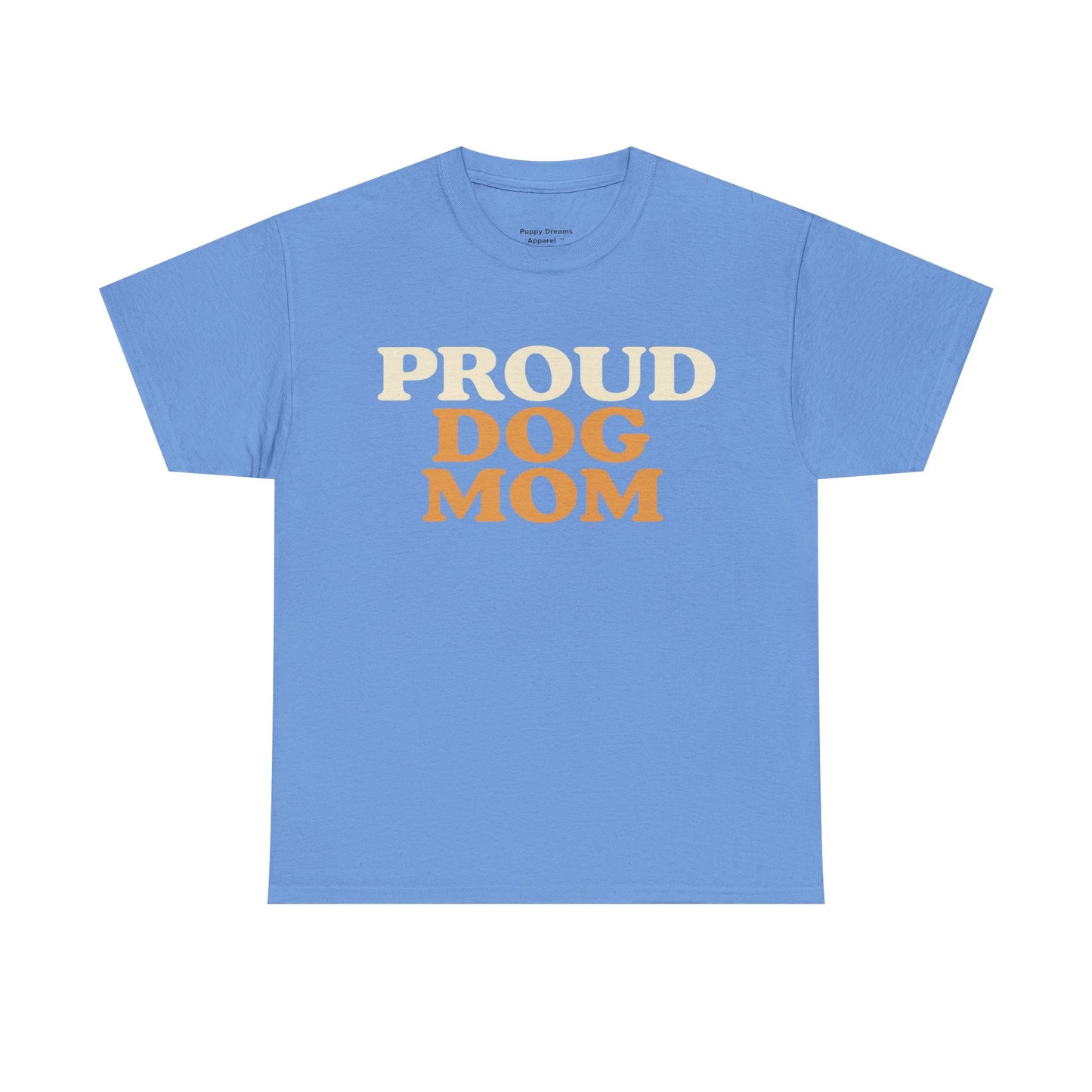Proud Dog Mom Tee - Unisex Heavy Cotton T-Shirt, Dog Lover Gift, Pet Parent Apparel, Casual Weekend Outfit, Dog Mom Life