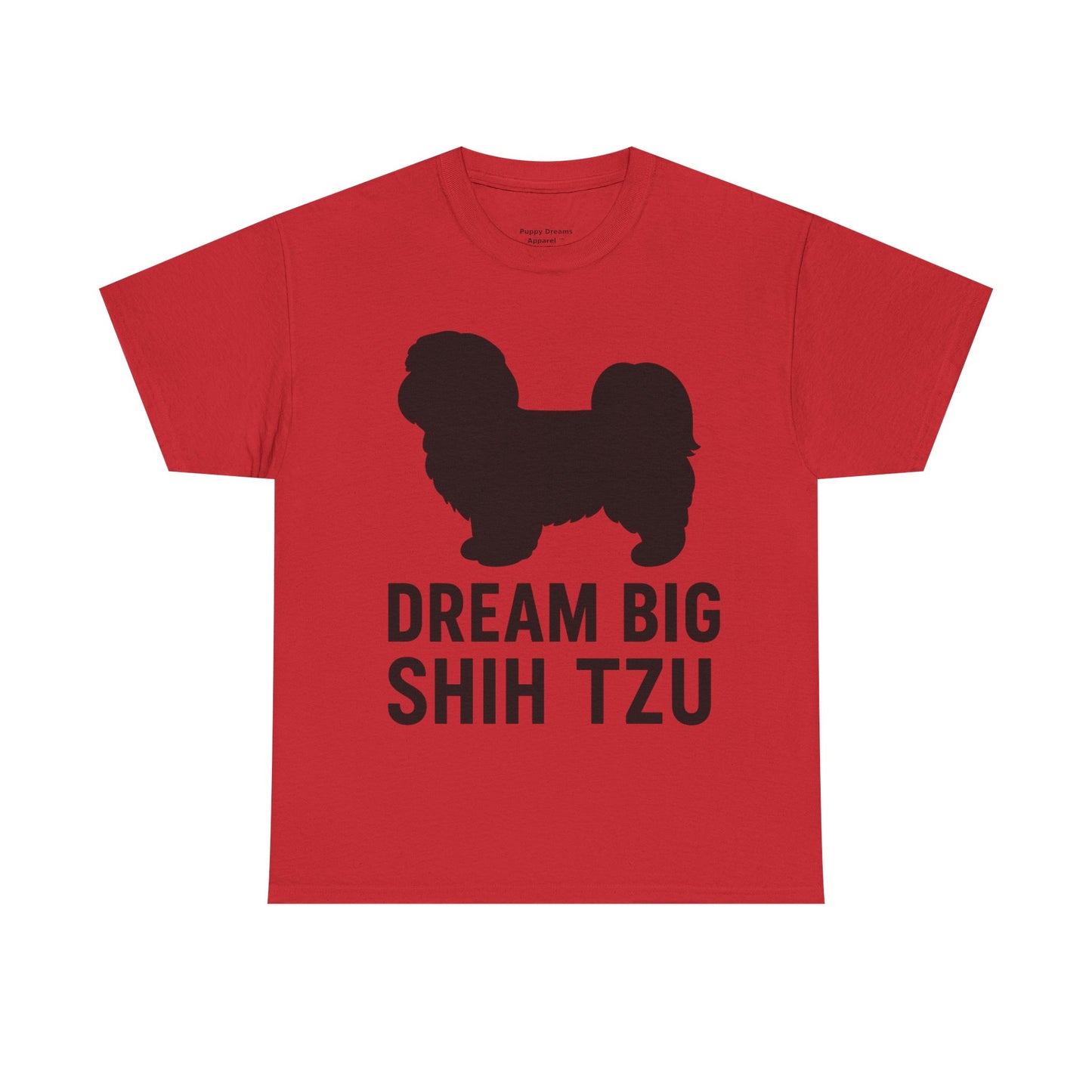 Shih Tzu Dream Big Tee - Unisex Cotton Shirt, Dog Lover Gift, Birthday Apparel, Cute Pet Tee, Casual Wear