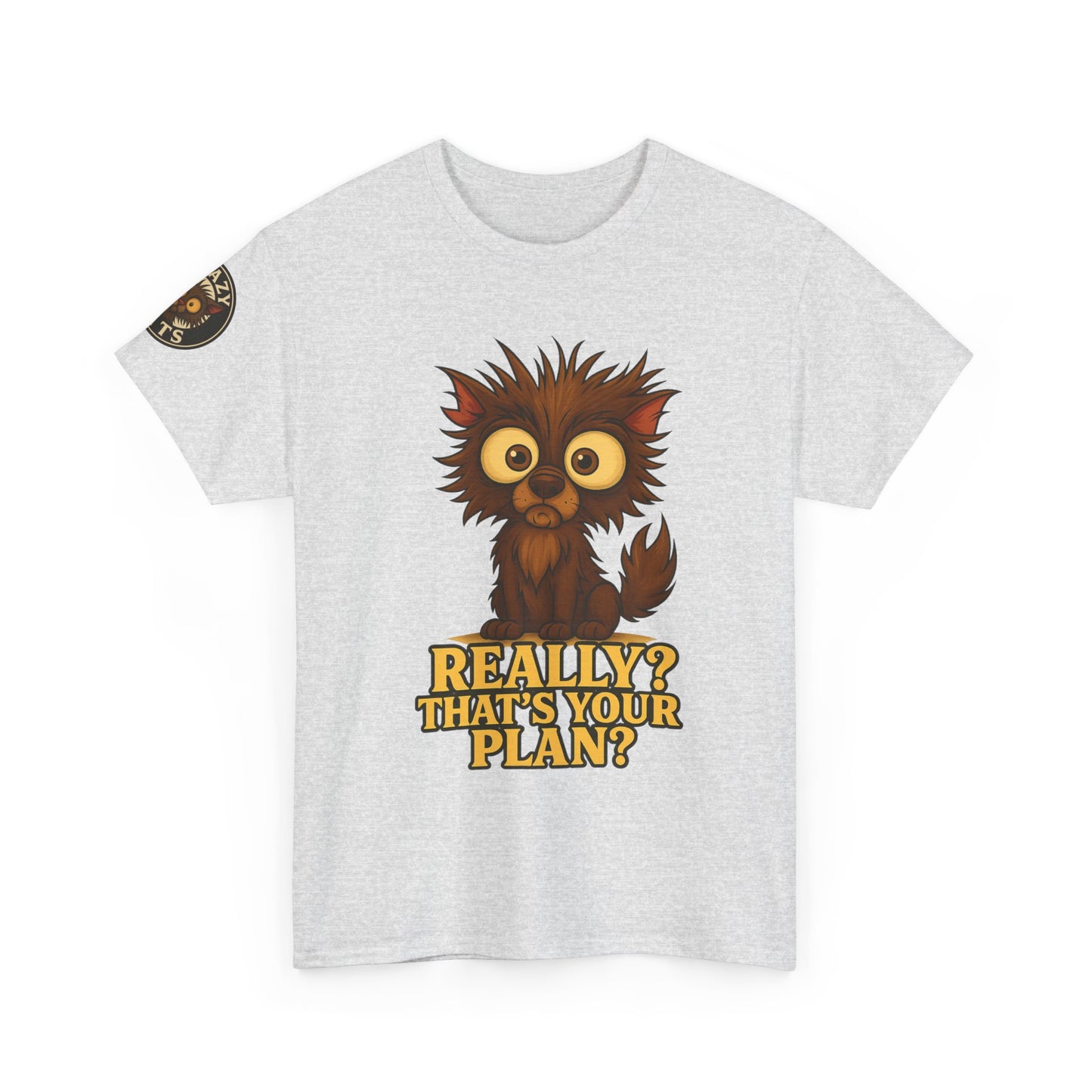 T-Shirt — Cute Owl Graphic “Really? That’s Your Plan?” Funny Animal Tee