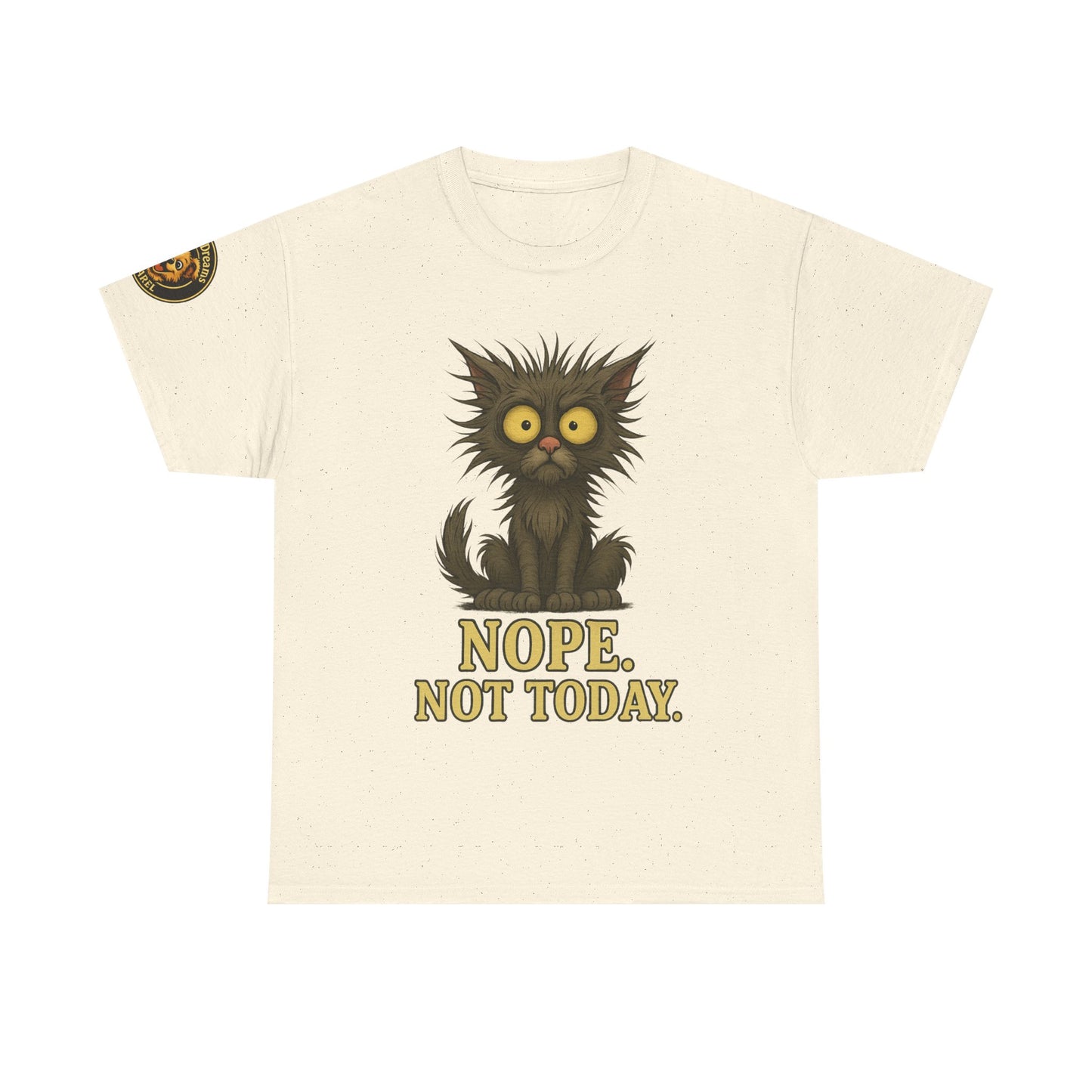 Cat 'Nope. Not Today.' T‑Shirt — Funny Grumpy Cat Graphic Tee