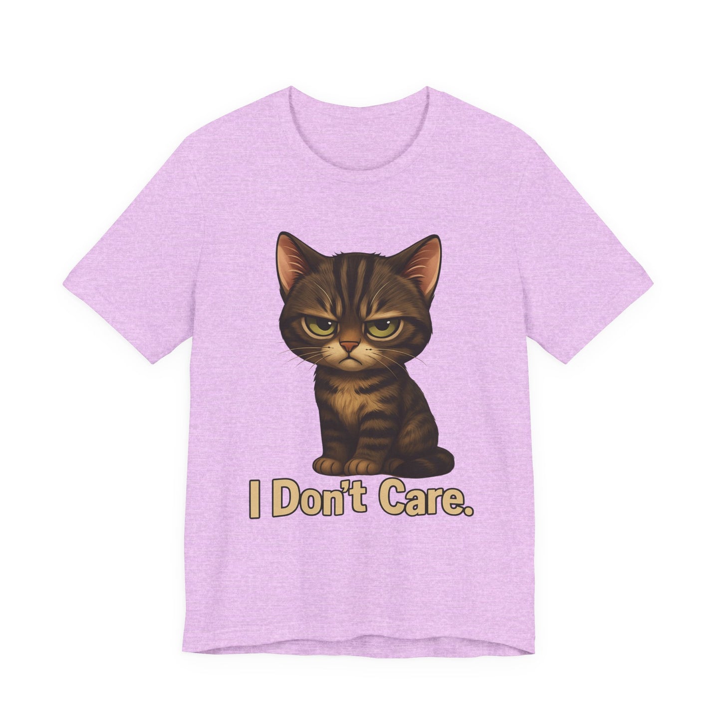 I Don’t Care Cat Tee — Cute Grumpy Cat Graphic T-Shirt