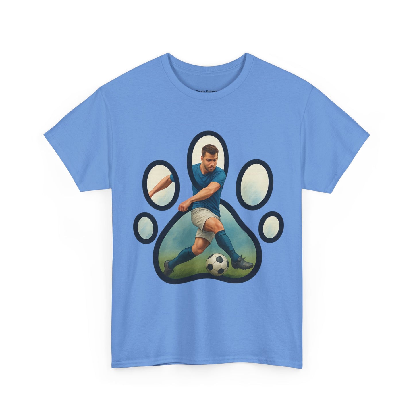Soccer Paw Print Tee | Pet Lover Shirt, Animal Paw T-Shirt, Sports Gift, Unisex Apparel, Dog Lover Clothing