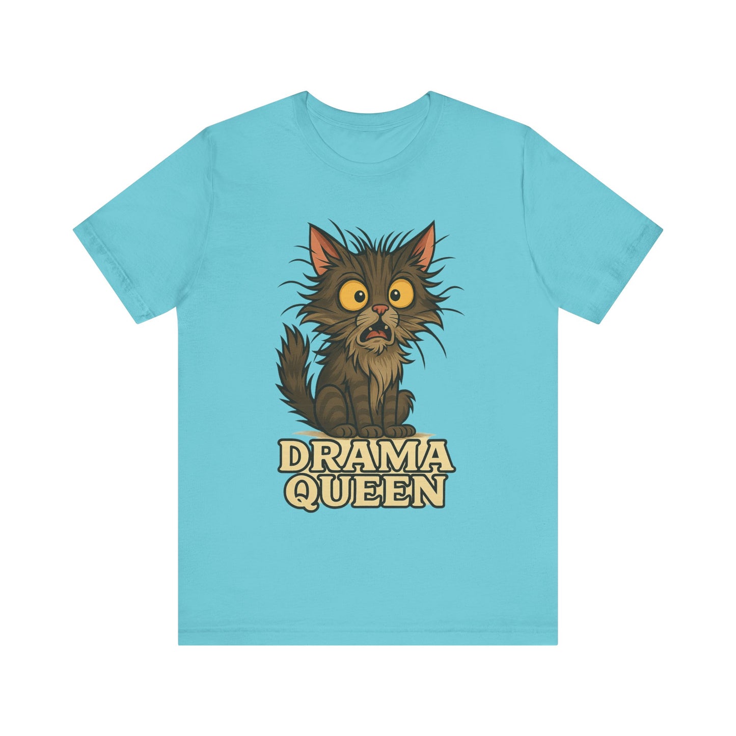 Drama Queen Cat T-Shirt — Crazy Cats Vintage Graphic Tee