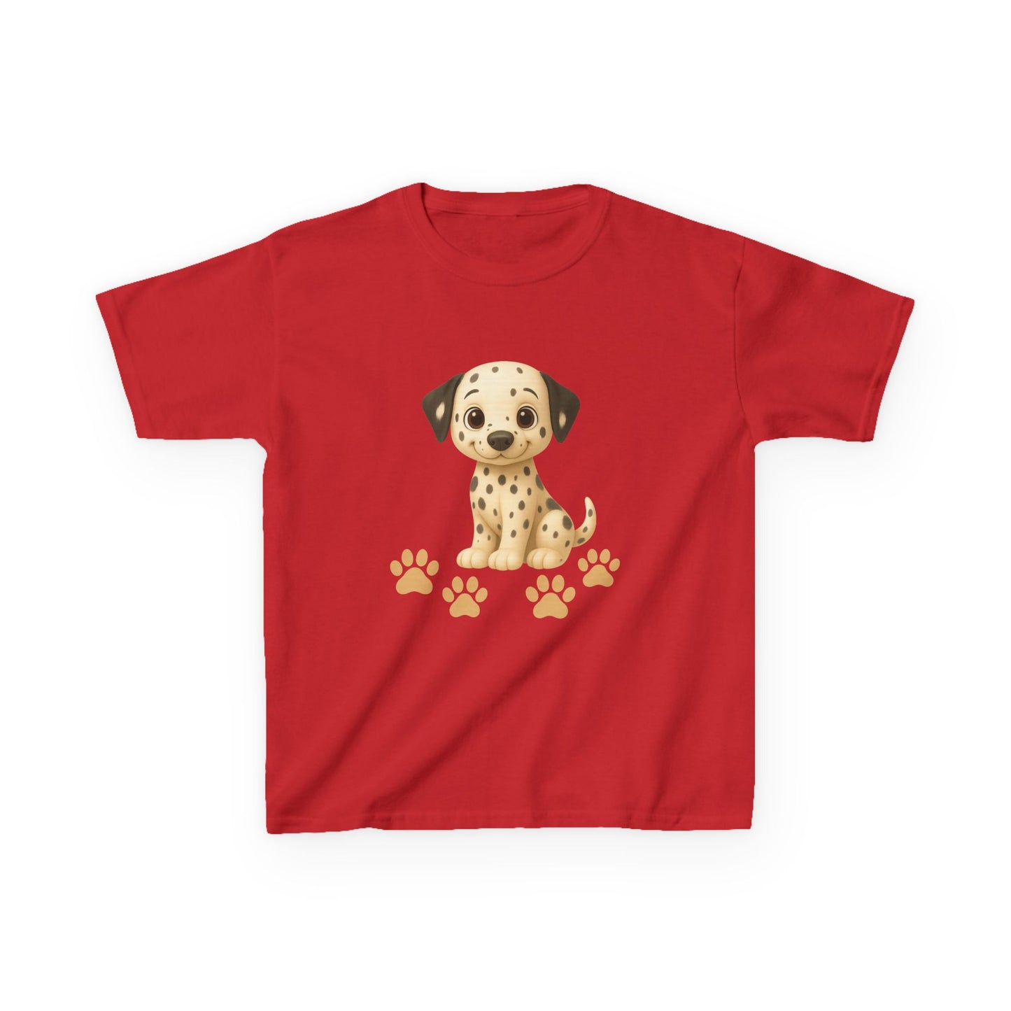 Kids Dalmatian Puppy Tee, Cute Dog T-Shirt, Animal Lovers Gift, Children's Casual Wear, Birthday Present, Pet Lover Shirt