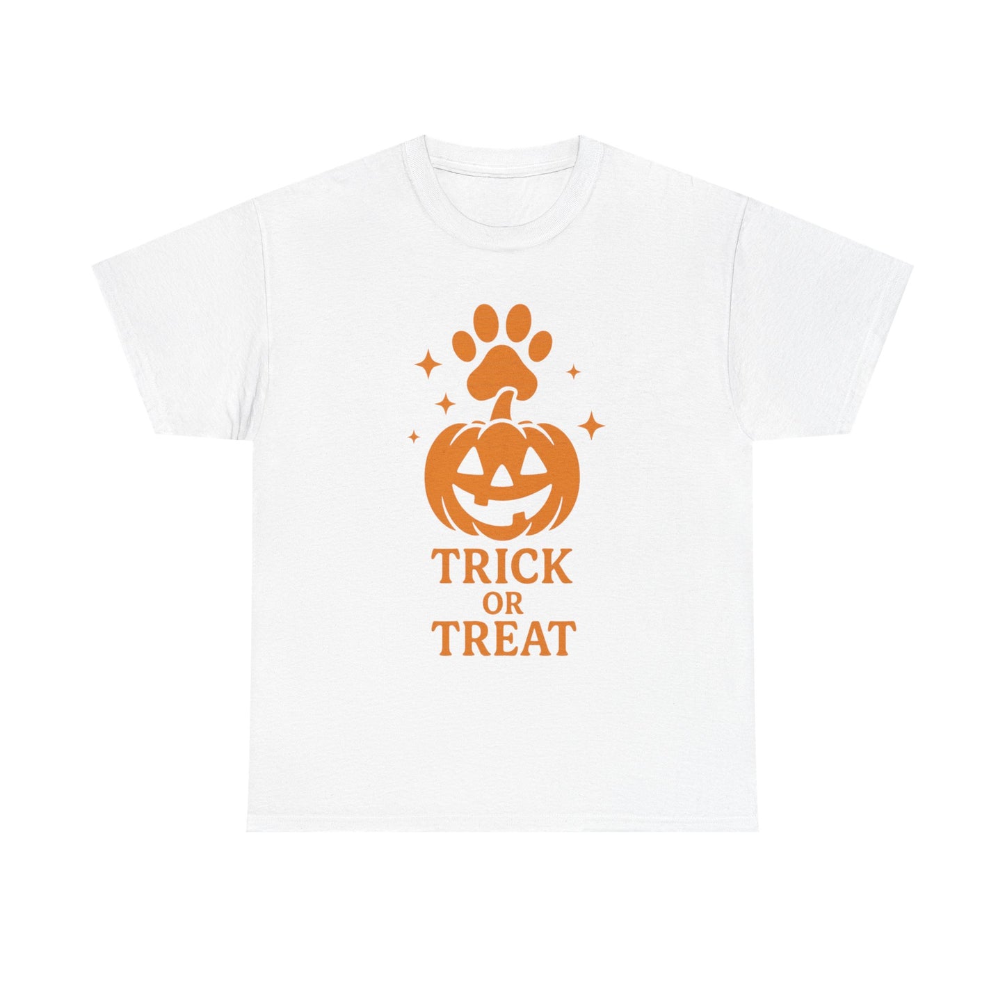 Halloween Pet Lovers Tee, Trick or Treat T-Shirt, Dog Costume Shirt, Fall Apparel, Cute Halloween Top, Gift for Animal Lovers