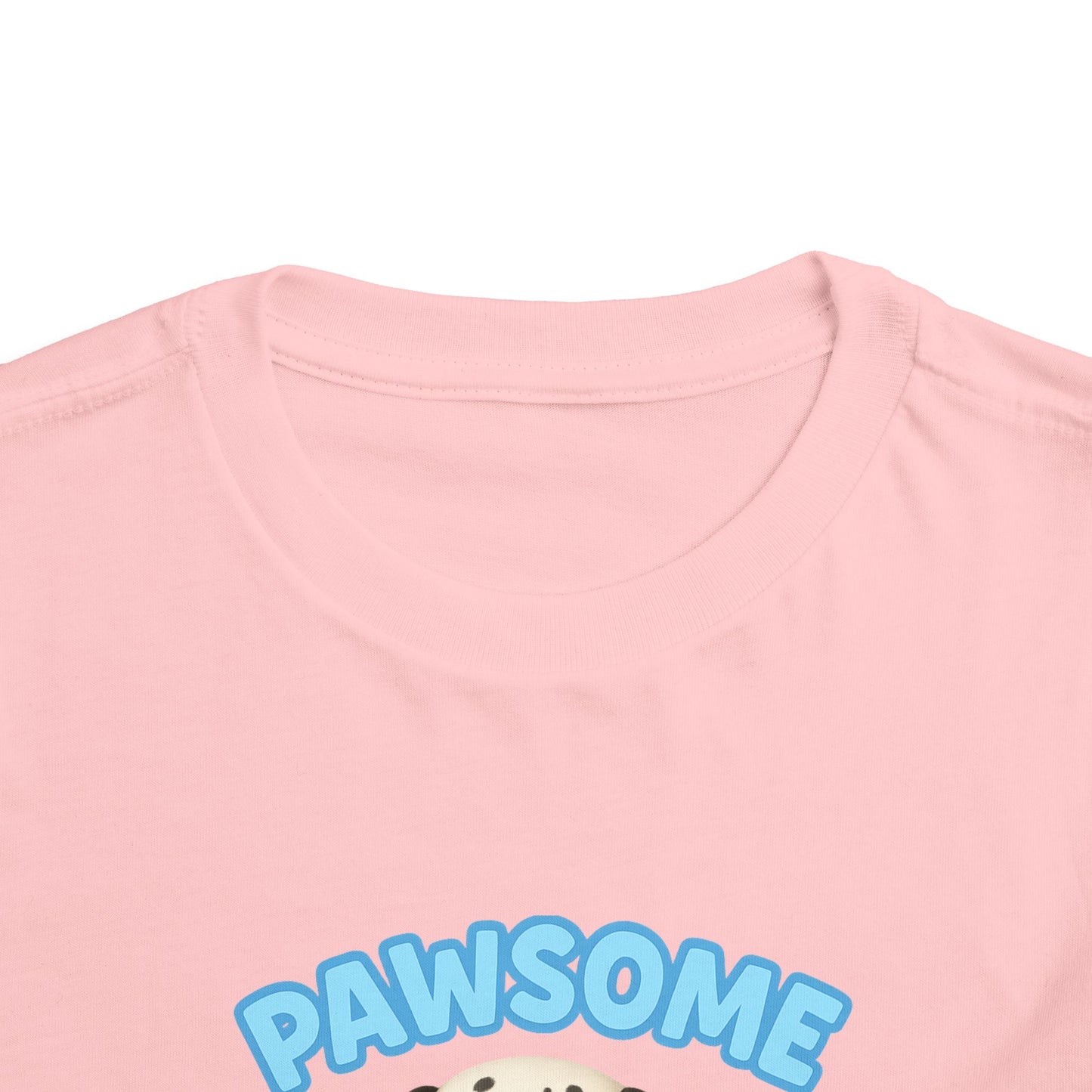 Pawsome Kid Toddler Tee, Cute Dog Tee for Toddlers, Kids' Short Sleeve Shirt, Birthday Gift, Animal Lovers, Pet Themed Apparel