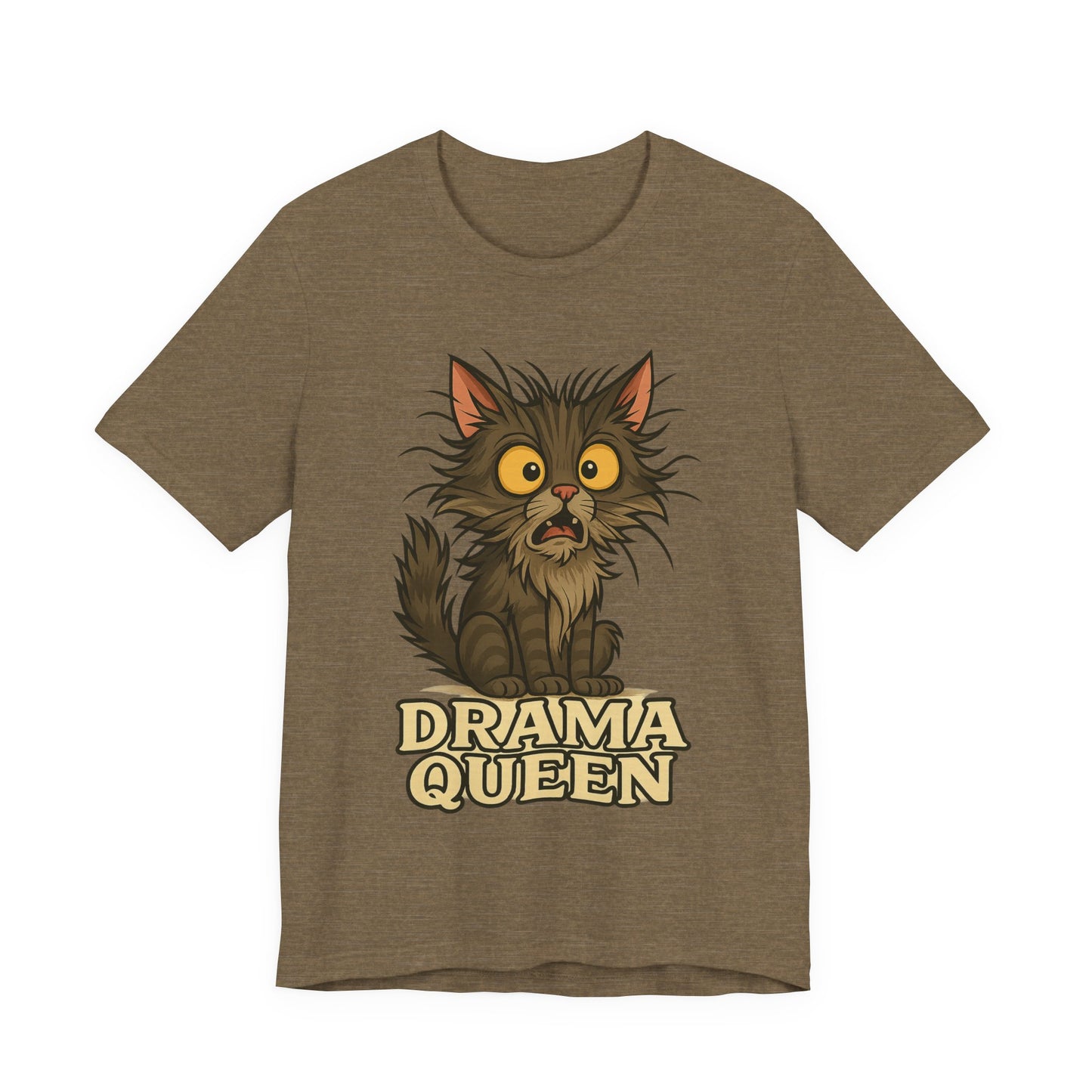 Drama Queen Cat T-Shirt — Crazy Cats Vintage Graphic Tee