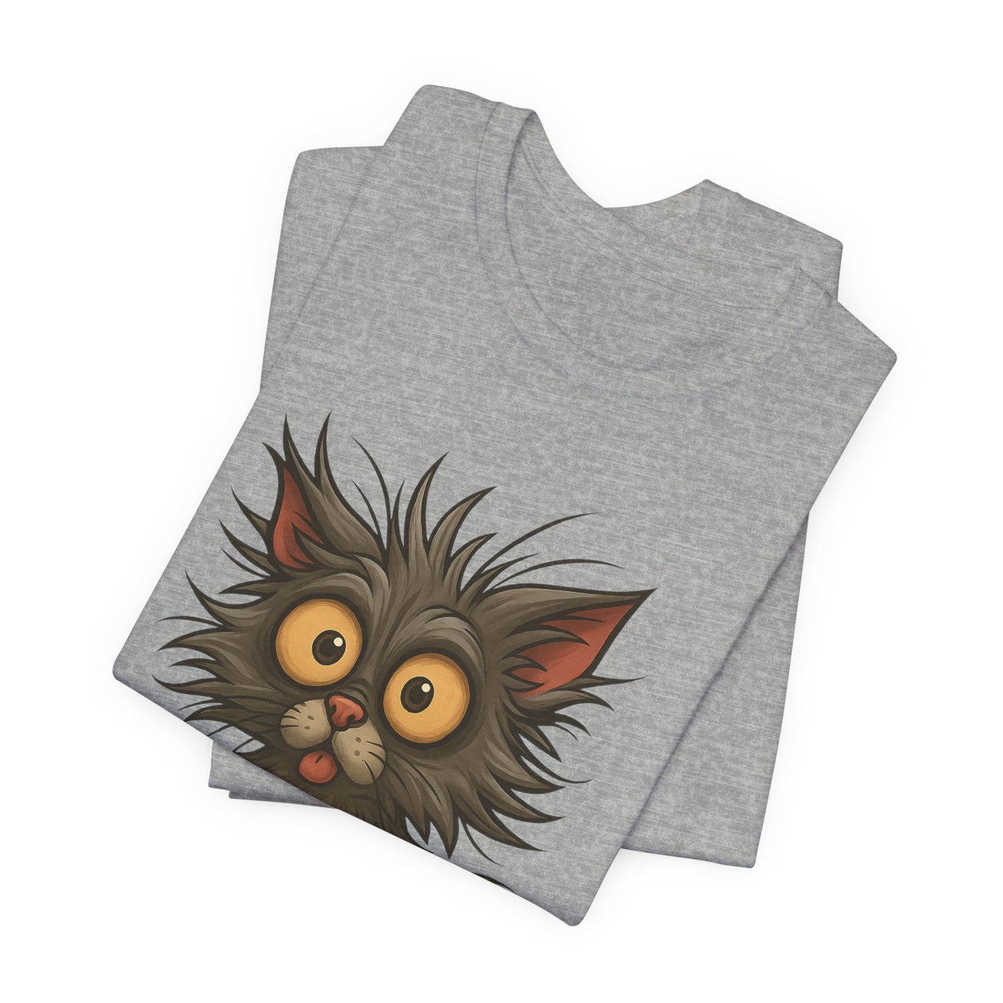 Hot Mess Cat Tee — Funny Cute Cat Graphic T-Shirt