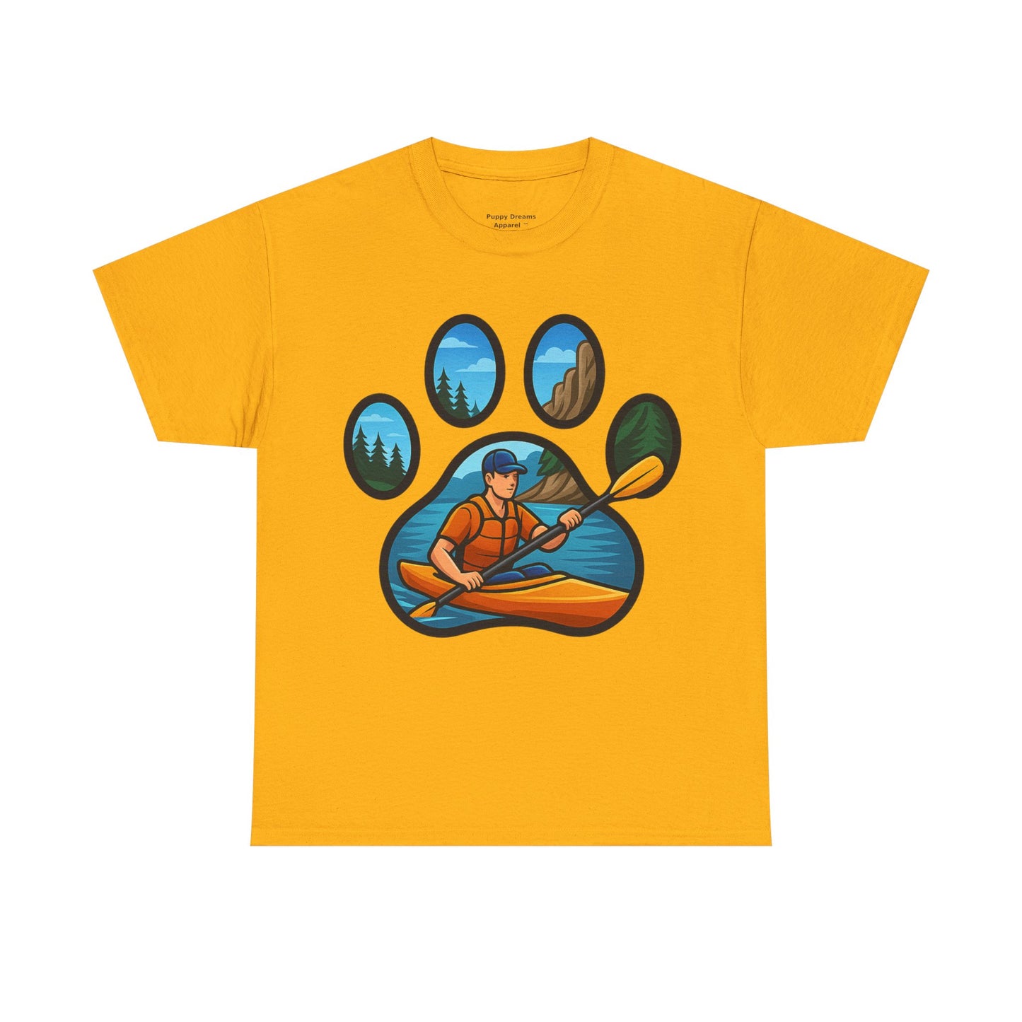 Adventure Kayaking Graphic Tee for Outdoor Lovers, Unisex Cotton Shirt, Nature Lovers Gift, Camping Apparel, Wildlife Design T-Shirt