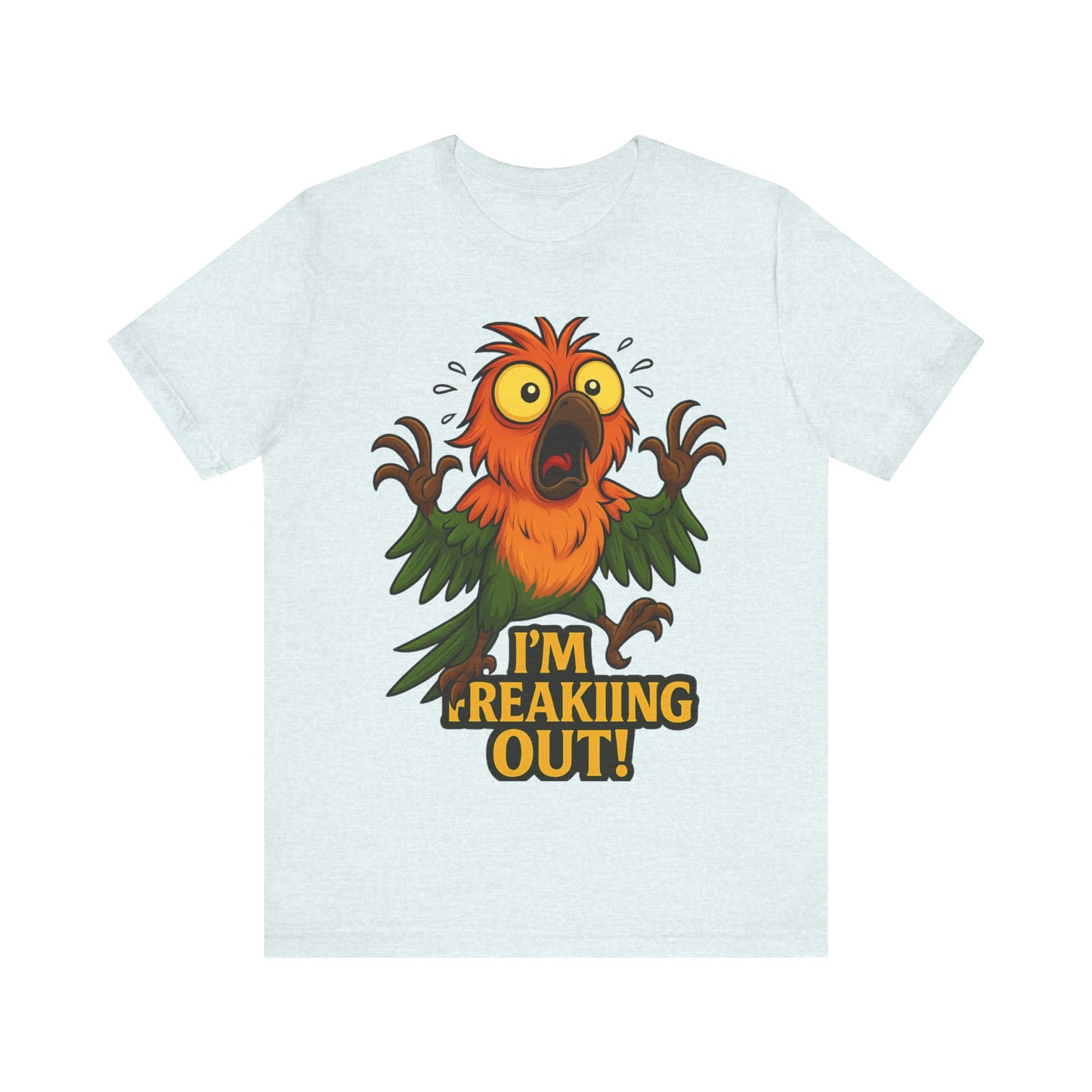Funny "I'm Freaking Out" Parrot T-Shirt
