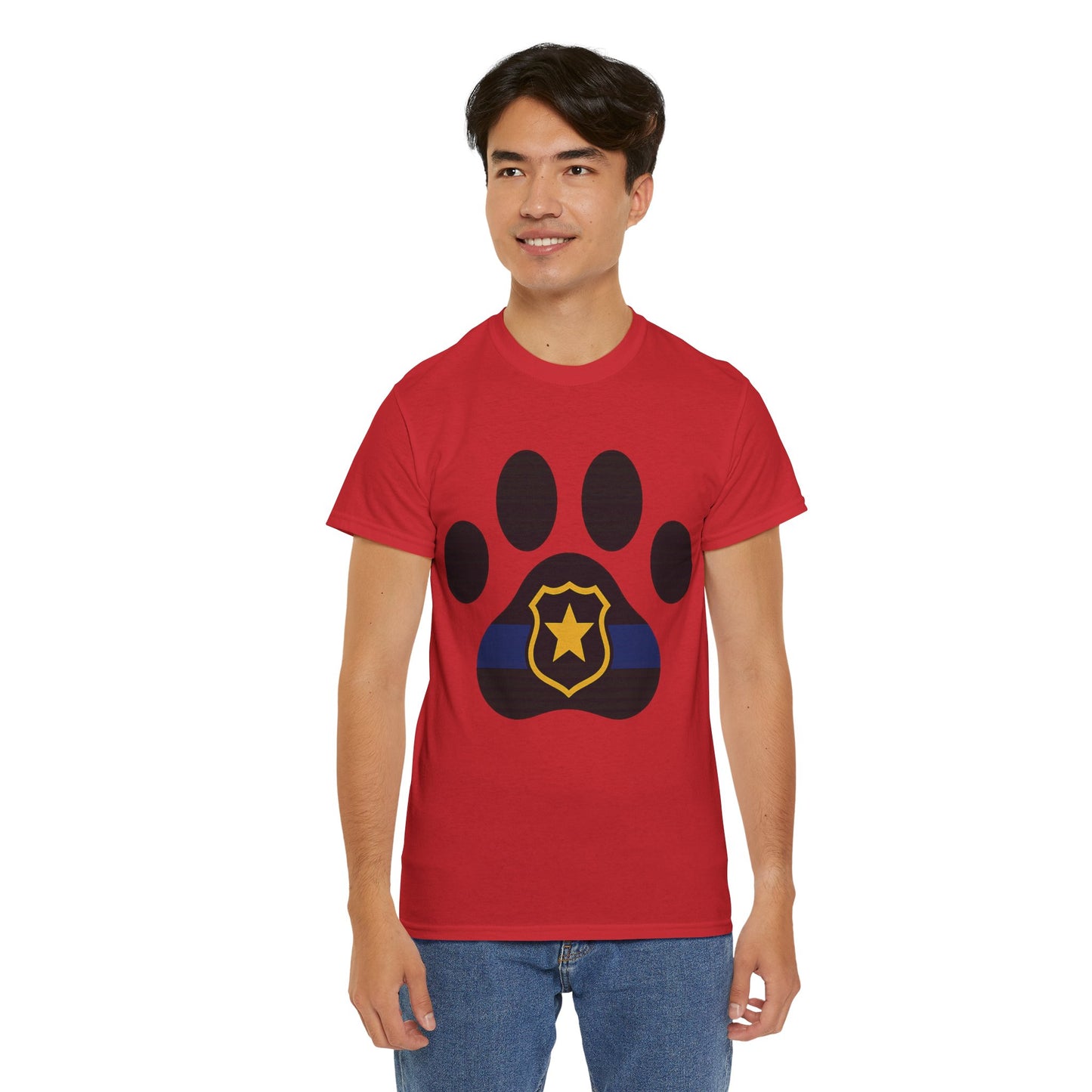 Supportive Law Enforcement T-Shirt, Pet Lover's Gift, Cop Gear, Memorial Day, Police Partner Tee, Animal Advocate Shirt