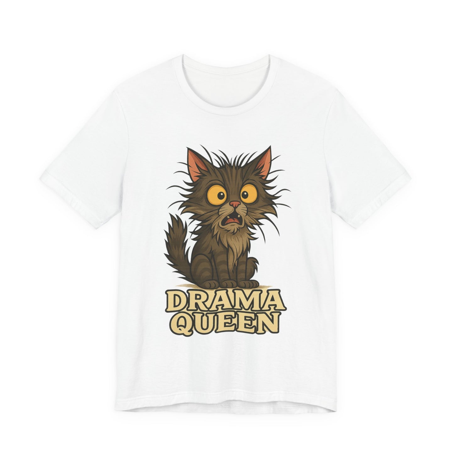Drama Queen Cat T-Shirt — Funny Cat Graphic Tee