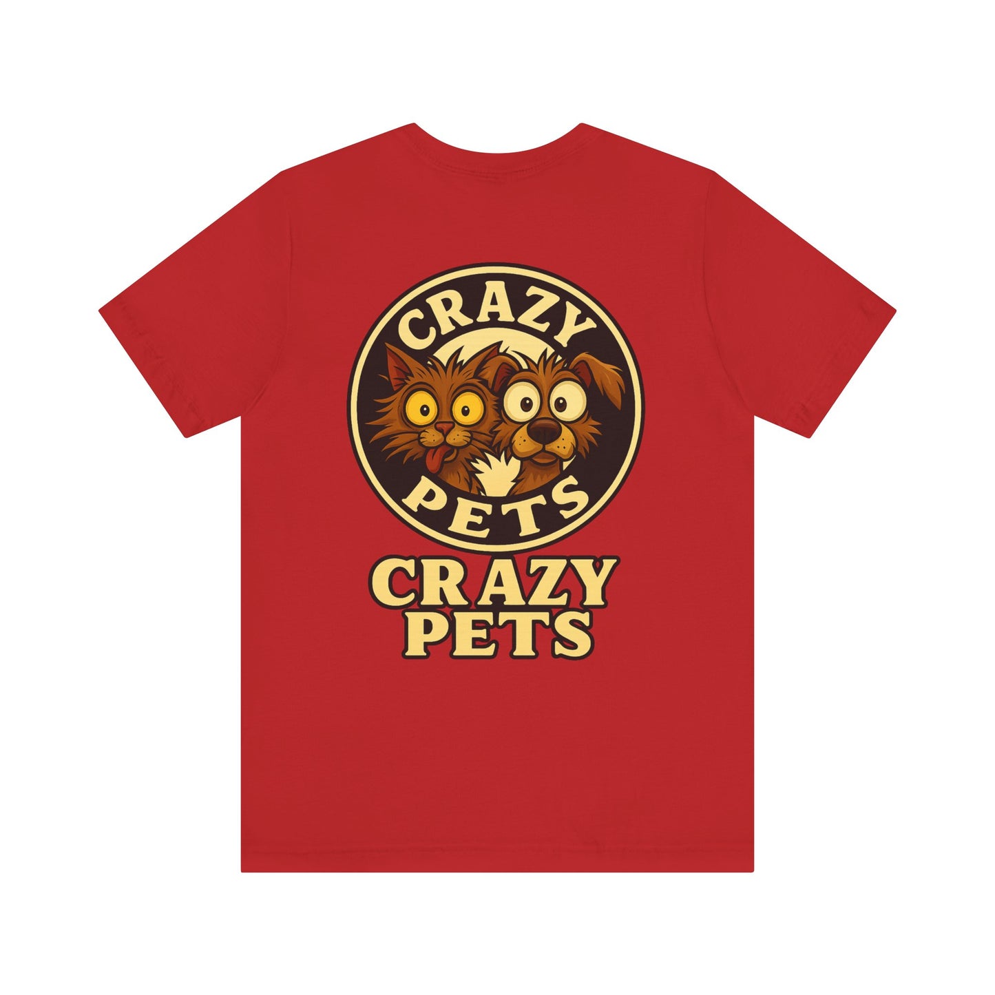 Running on Vibes and Poor Decisions Tee — Funny Coffee Dog Graphic T-Shirt