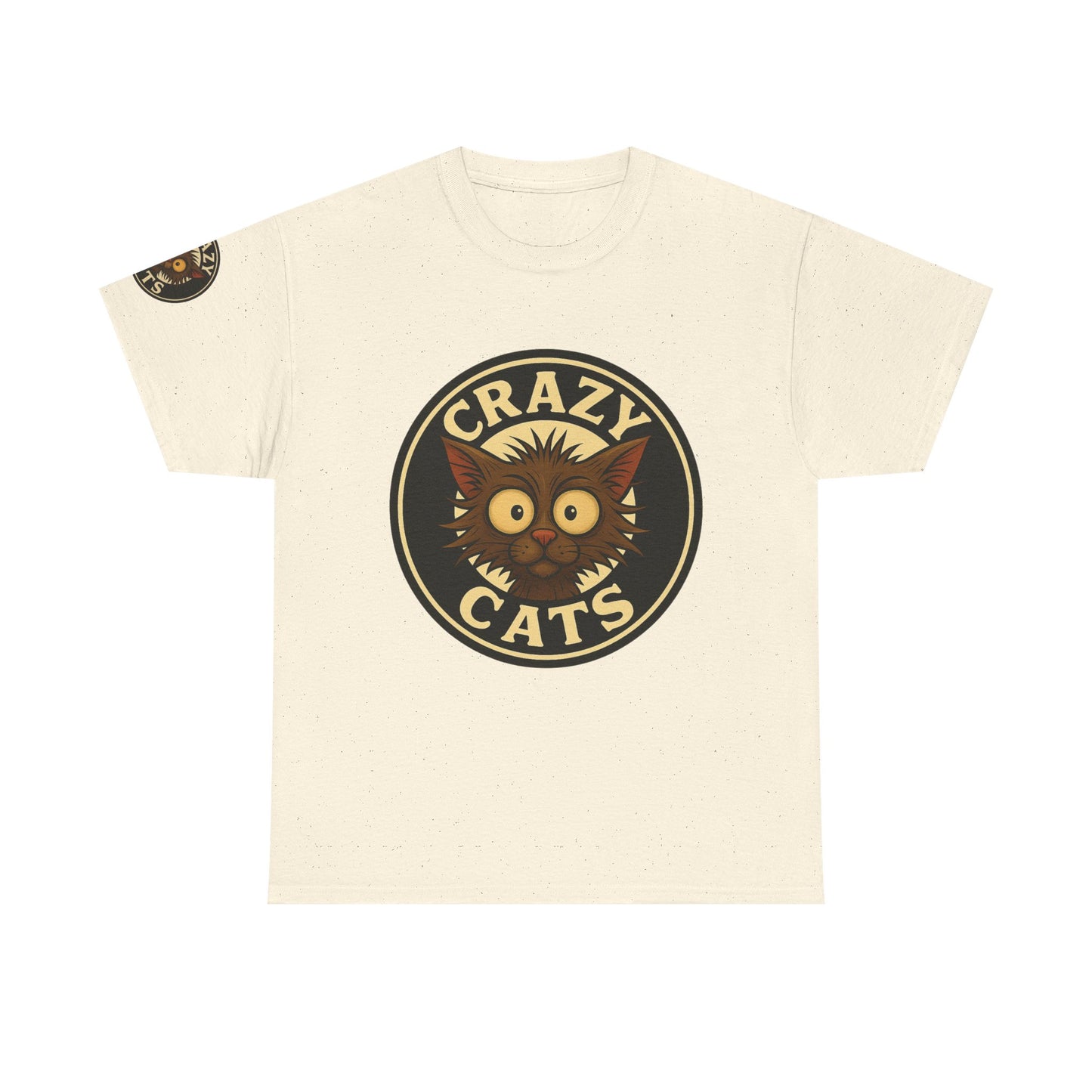 Crazy Cats T-Shirt — Vintage Cartoon Cat Graphic Tee for Cat Lovers
