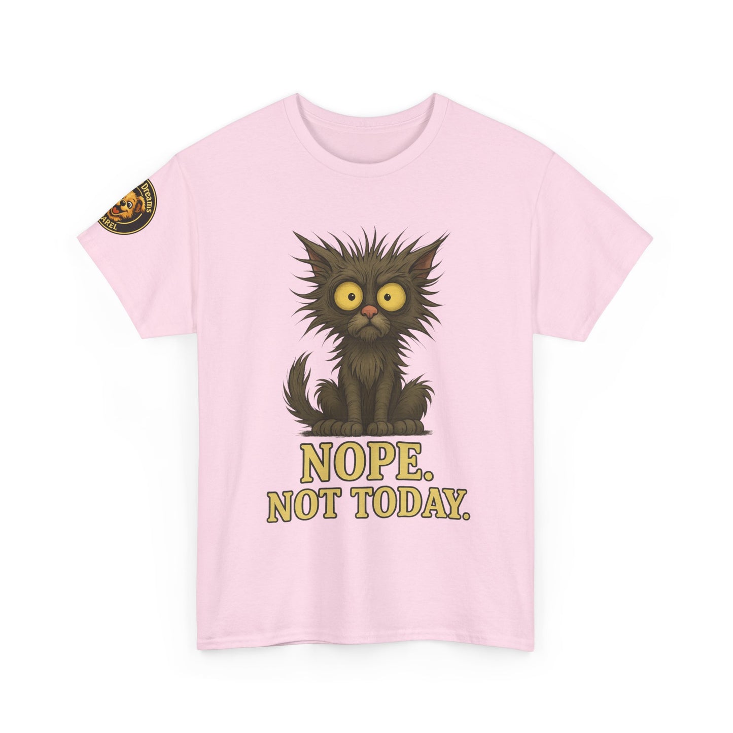 Cat 'Nope. Not Today.' T‑Shirt — Funny Grumpy Cat Graphic Tee