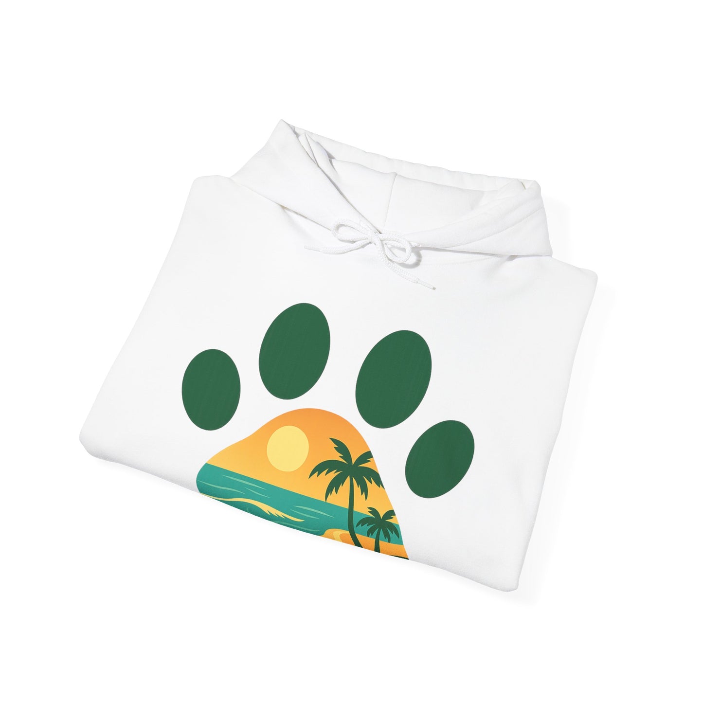 Cozy Beach Vibes Sweatshirt - Unisex Heavy Blend Hoodie for Pet Lovers, Sunset Design, Perfect Gift for Animal Lovers, Casual Comfort, [...]