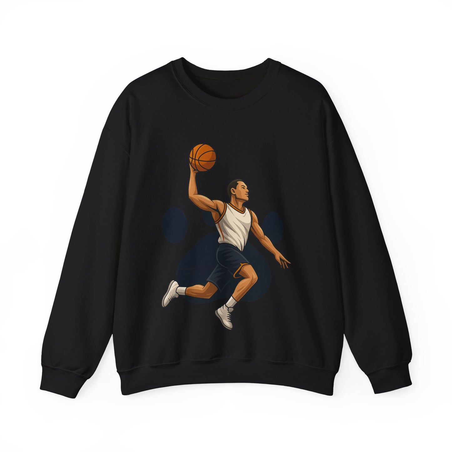 Basketball Vibes Crewneck Sweatshirt, Sports Gift, Athletic Fashion, Unisex Style, Casual Wear, Gift for Sport Lovers