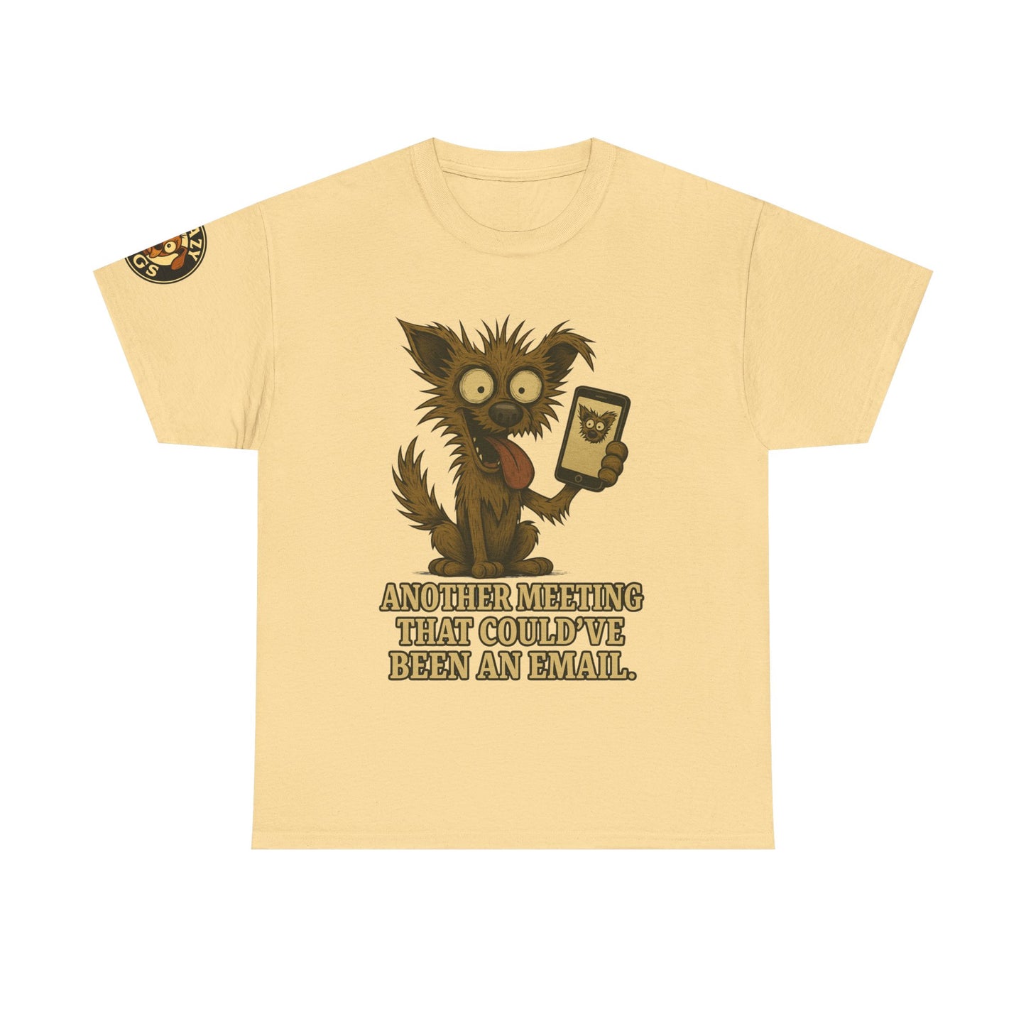 Funny Meeting Shirt — “Another Meeting That Could’ve Been an Email” Cat Cartoon Tee