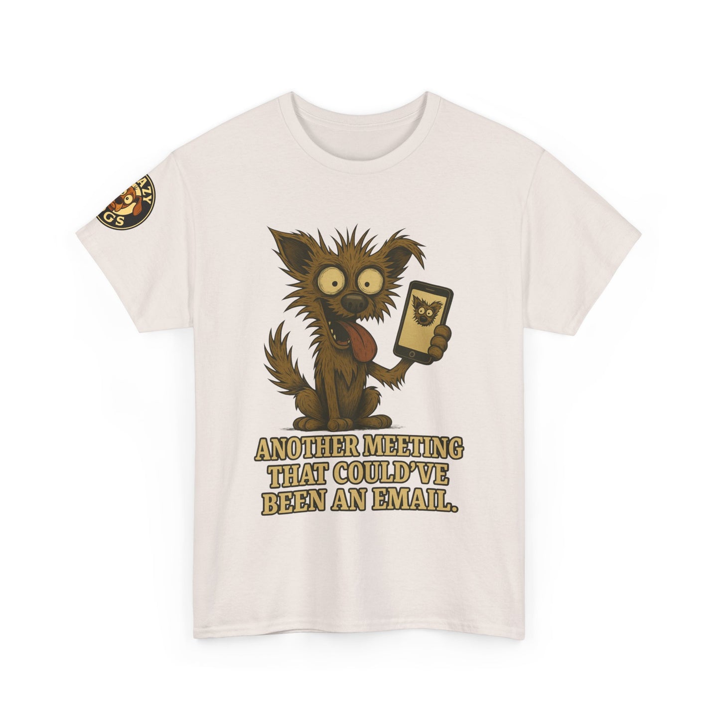 Funny Meeting Shirt — “Another Meeting That Could’ve Been an Email” Cat Cartoon Tee