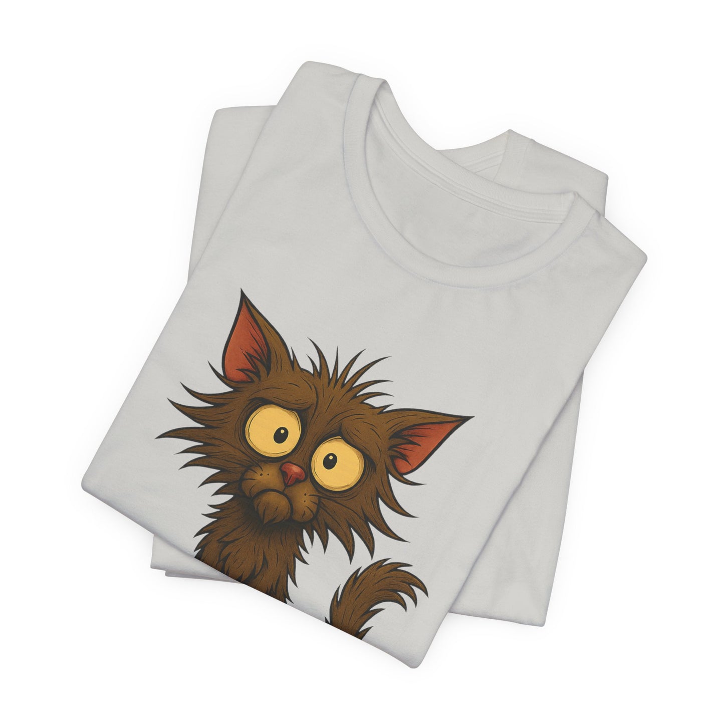 Funny Cat T-Shirt — "I'm At My Limit, Please Don't Test Me" Cute Stressed Kitty Graphic Tee