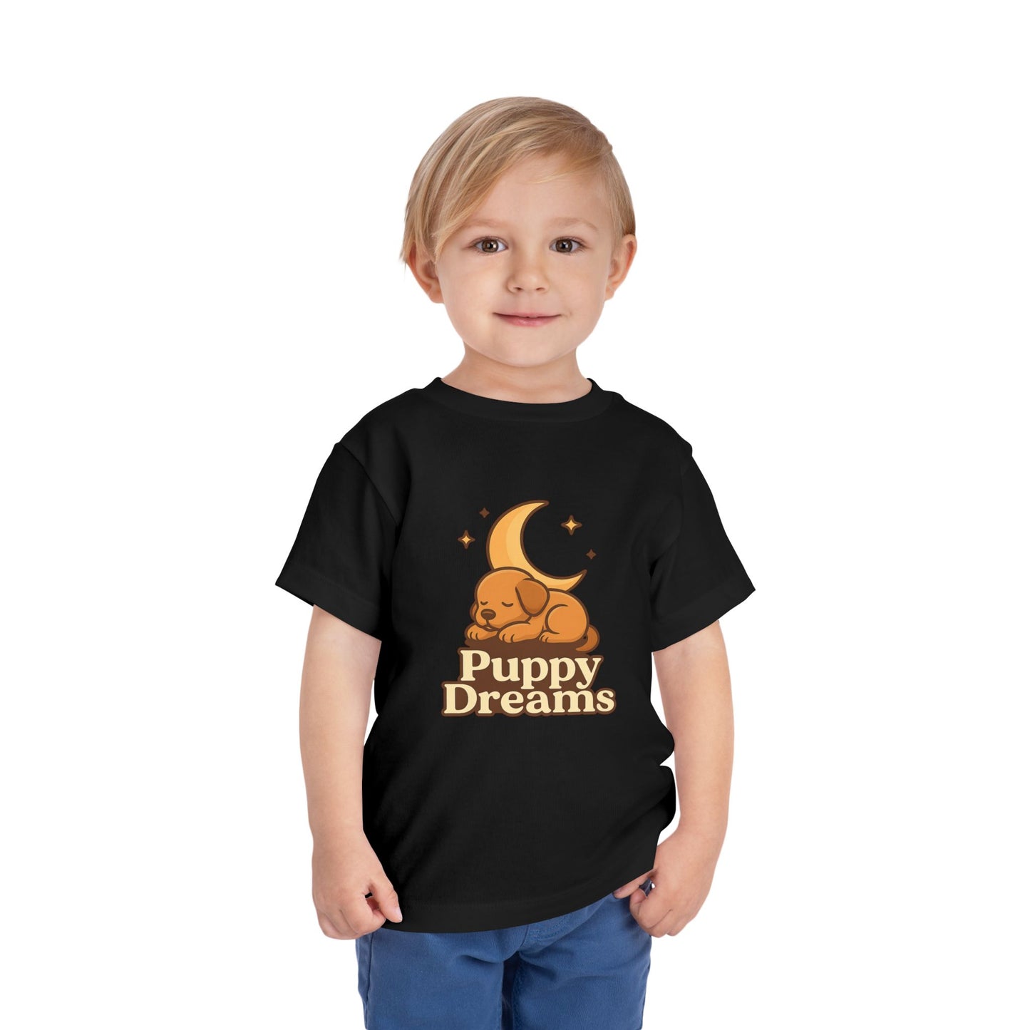 Puppy Dreams Toddler Tee, Cute Kids Shirt, Baby Gift, Animal Lovers T-Shirt, Toddler Summer Wear, Birthday Present