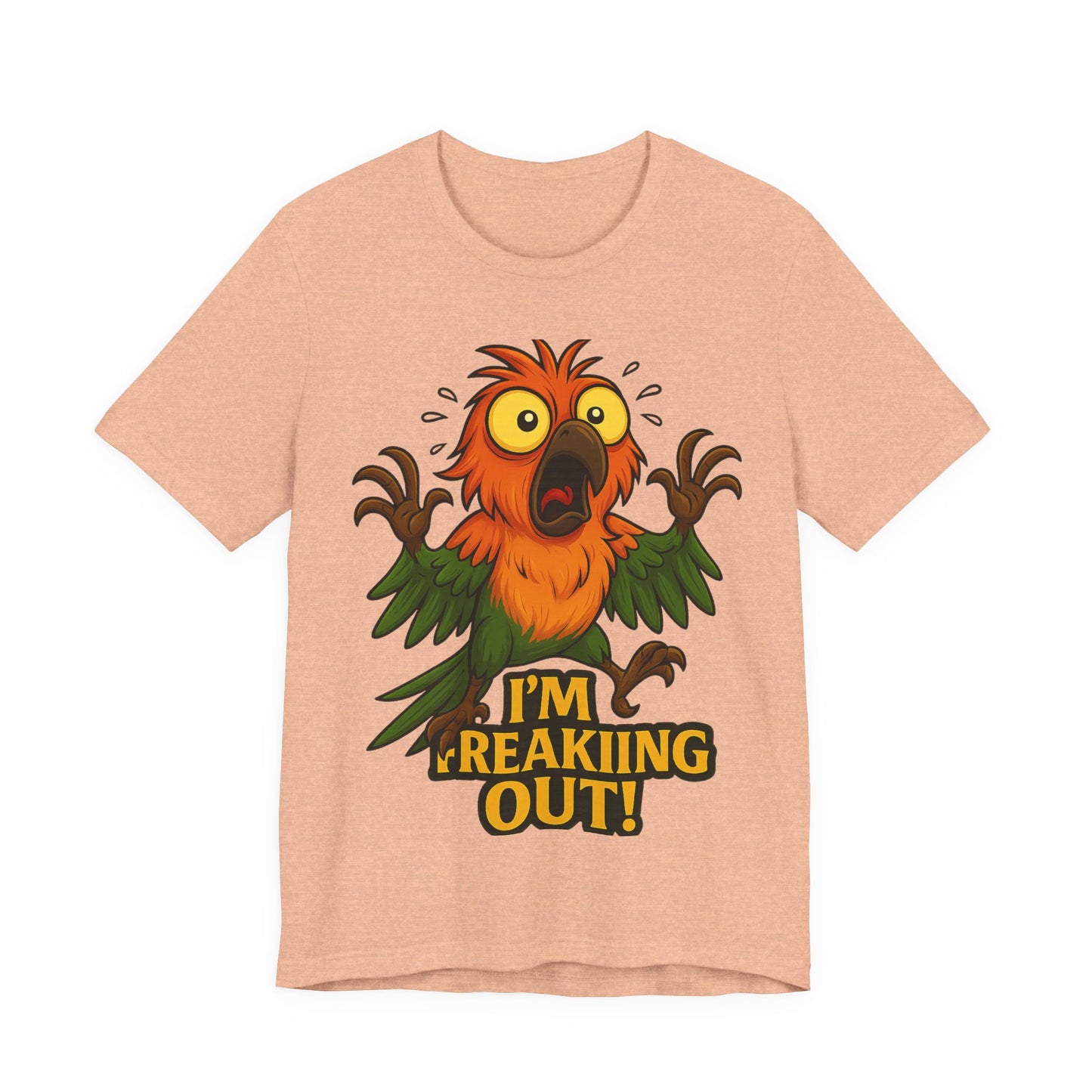 Funny "I'm Freaking Out" Parrot T-Shirt