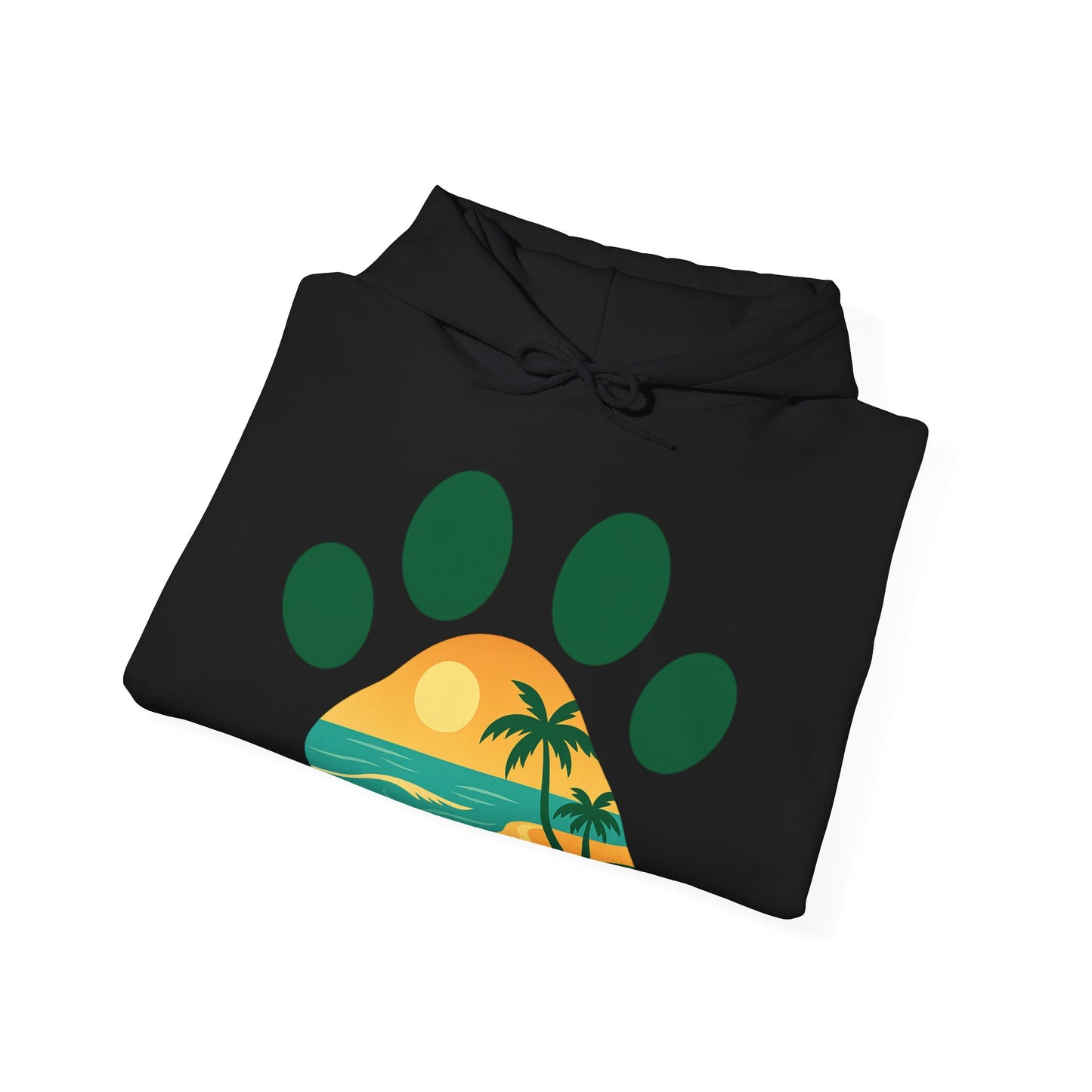 Cozy Beach Vibes Sweatshirt - Unisex Heavy Blend Hoodie for Pet Lovers, Sunset Design, Perfect Gift for Animal Lovers, Casual Comfort, [...]