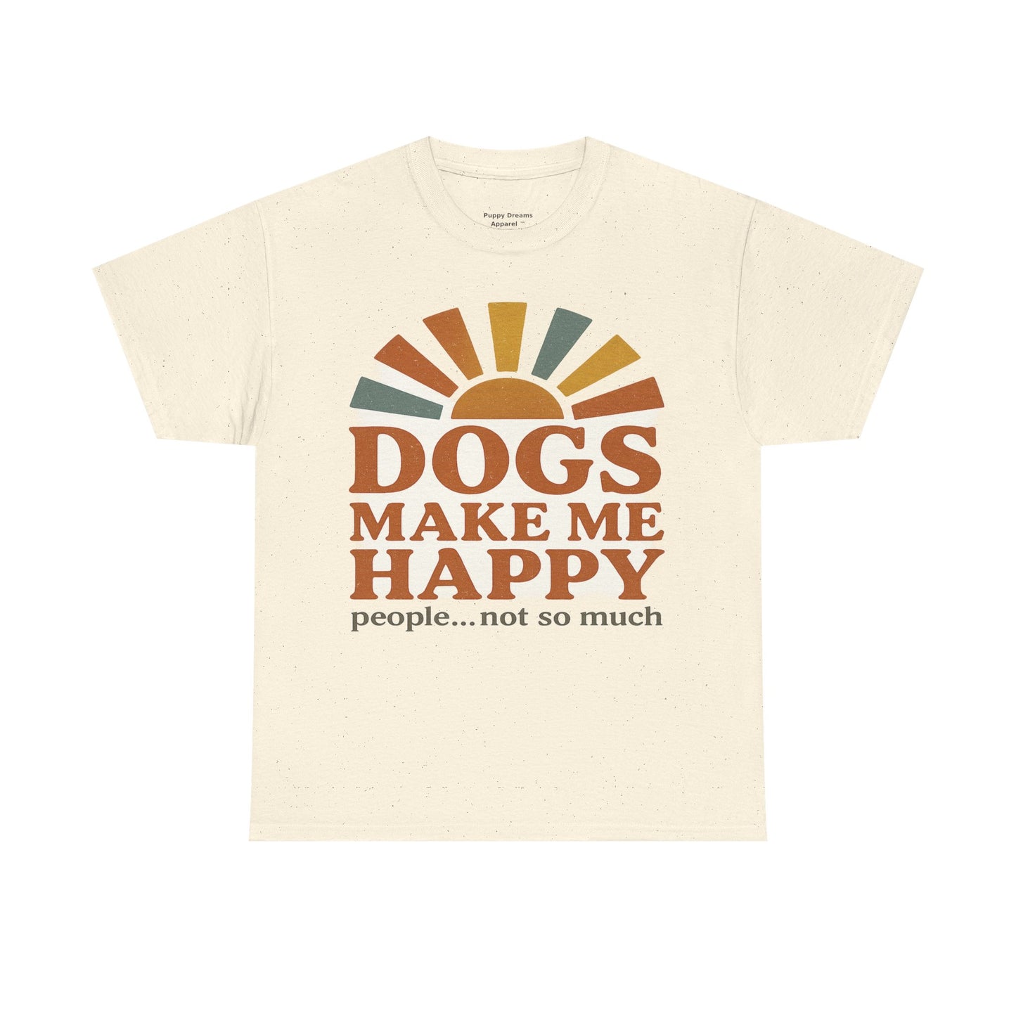 Dog Lover's Unisex Heavy Cotton Tee - Relaxed Fit, Perfect for Pet Owners, Casual Wear, Gift Ideas, Dog-Themed Apparel