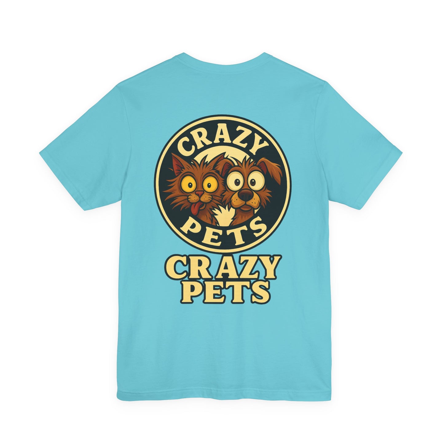 Warning: May Contain Caffeine Dog Tee — Cute Coffee Lover T-Shirt