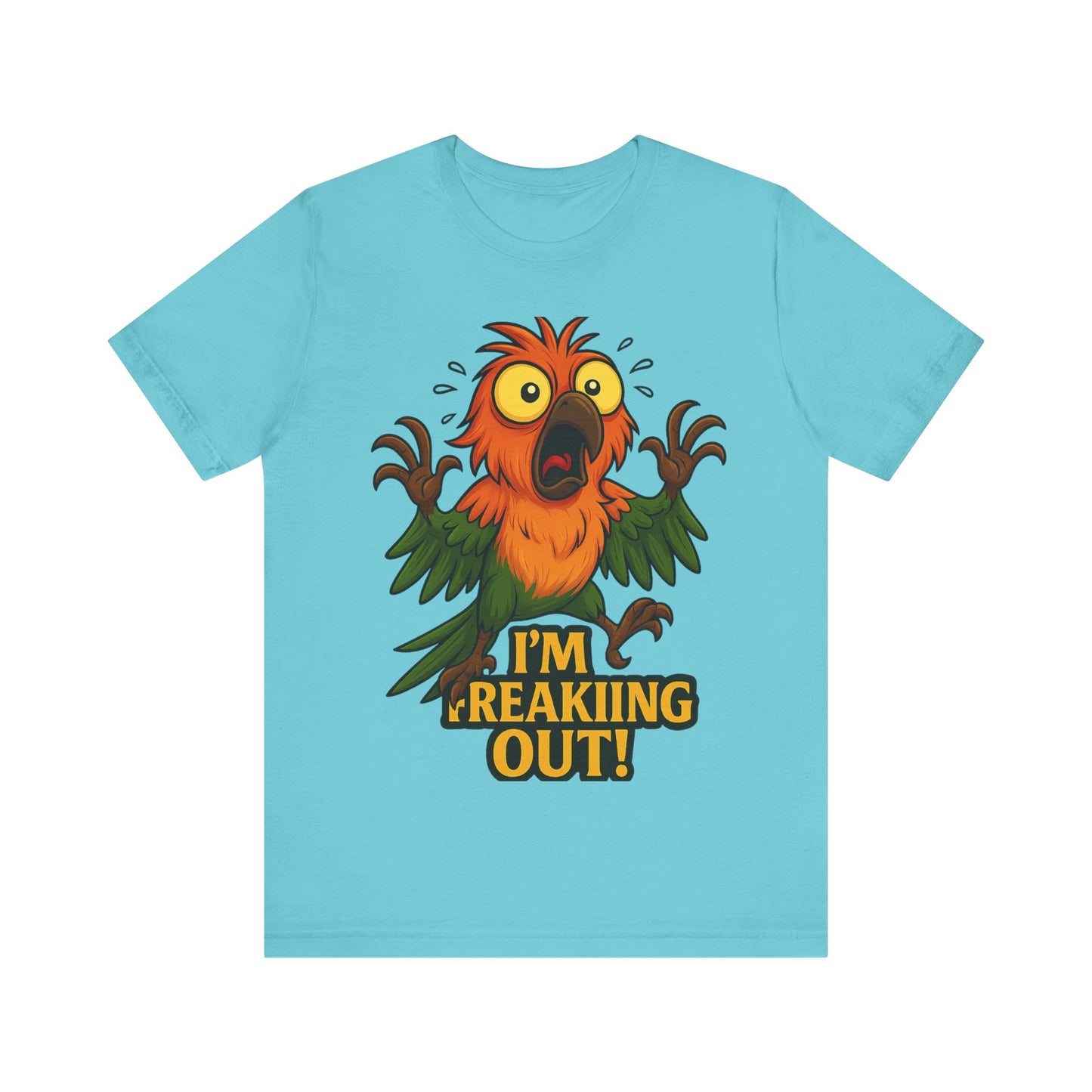 Funny "I'm Freaking Out" Parrot T-Shirt
