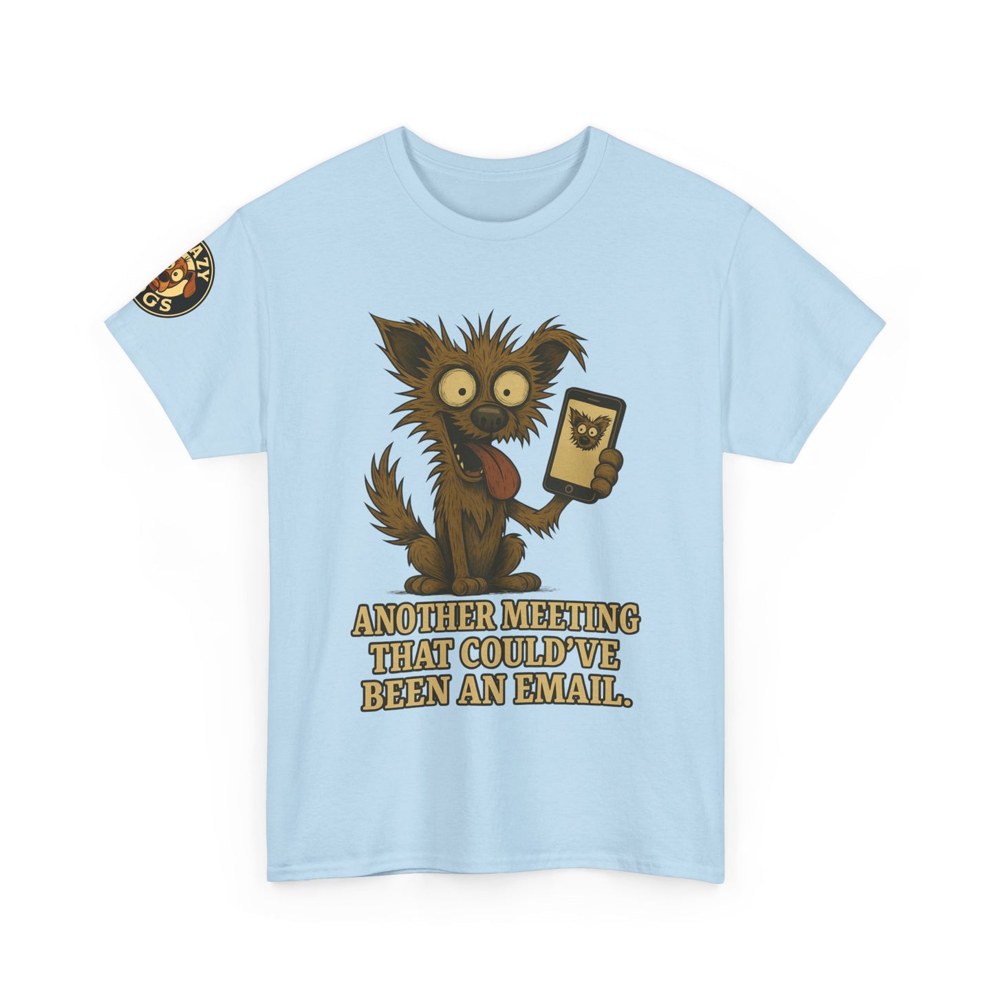 Funny Meeting Shirt — “Another Meeting That Could’ve Been an Email” Cat Cartoon Tee