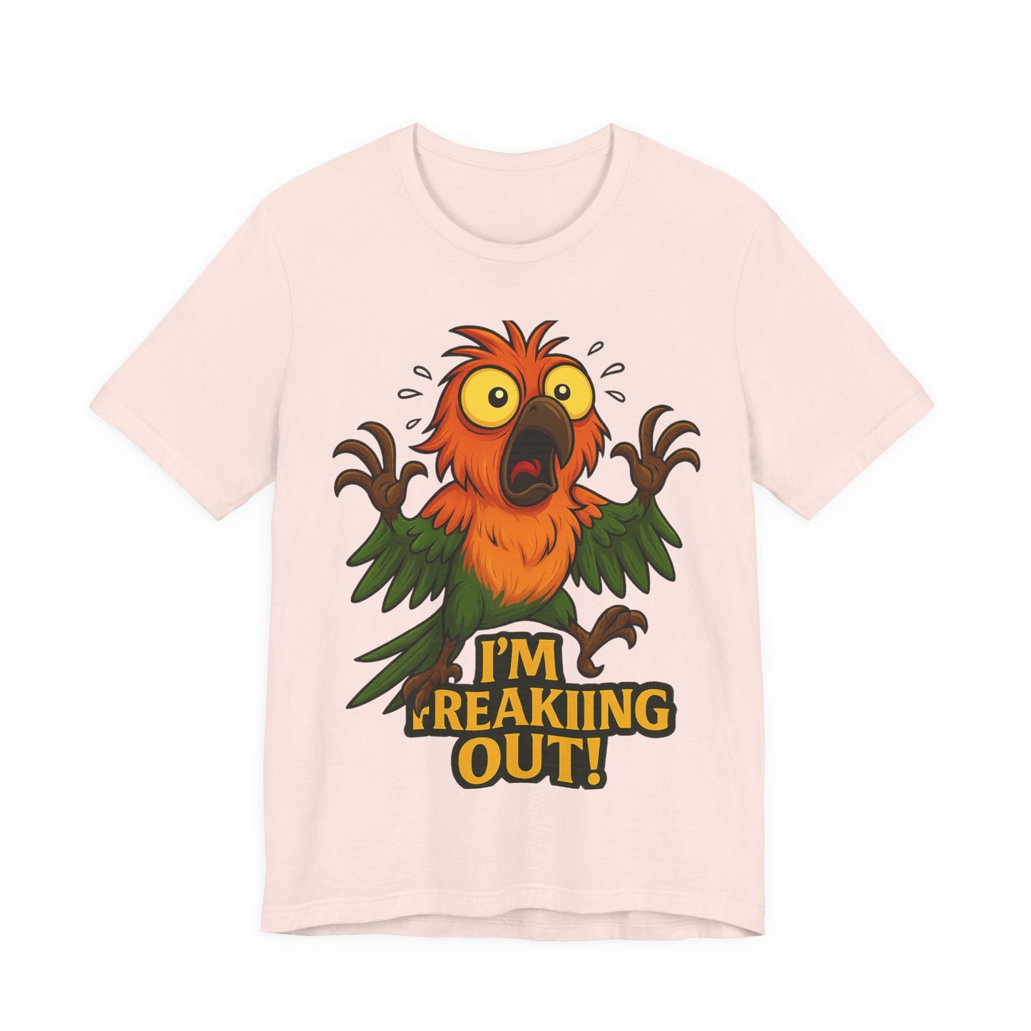 Funny "I'm Freaking Out" Parrot T-Shirt