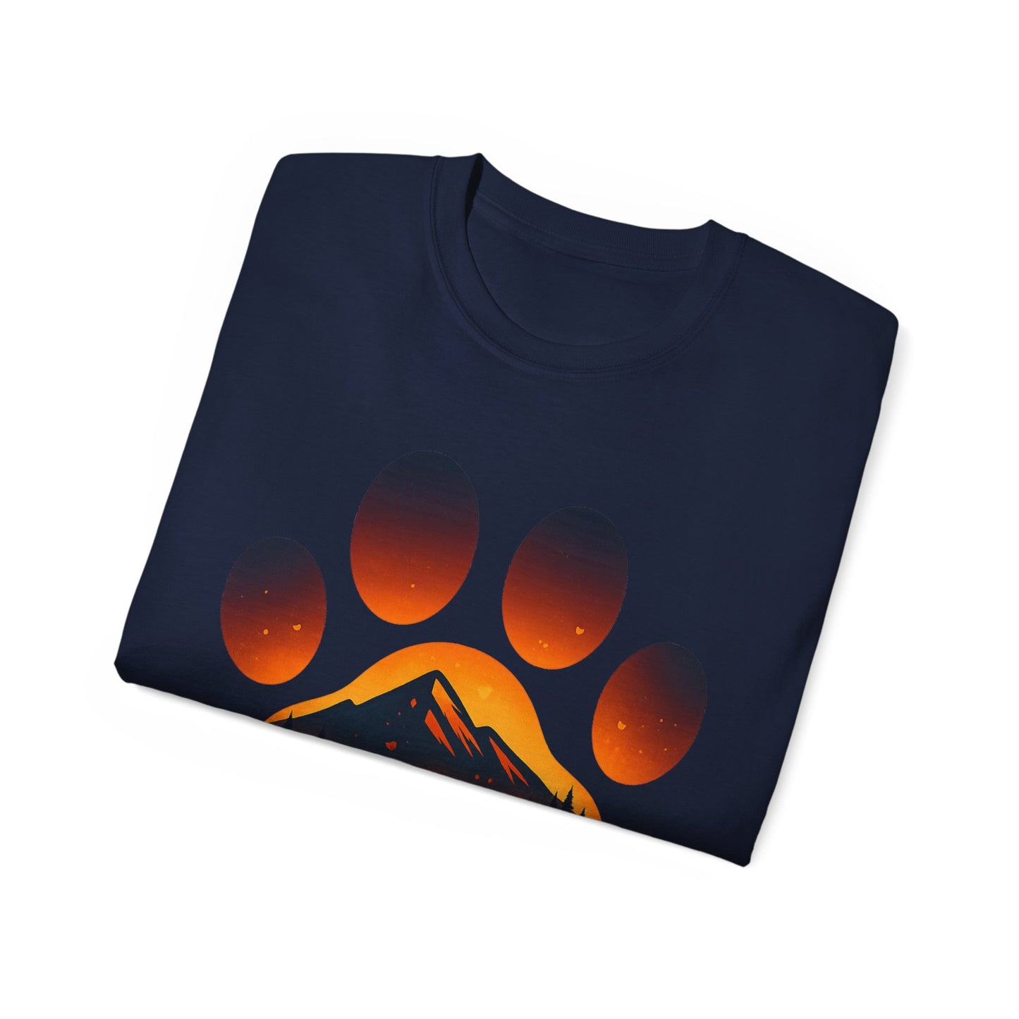 Anniversary Paw Print Tee - Happy Anniversary Shirt for Pet Lovers, Gift for Him/Her, Cute Animal Lover Gift, Unisex Cotton T-Shirt
