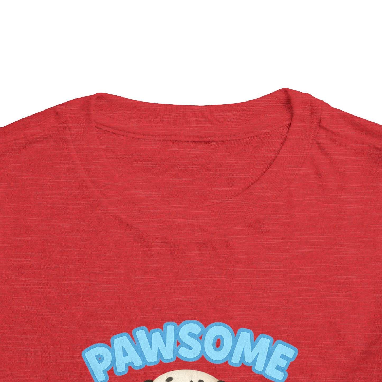 Pawsome Kid Toddler Tee, Cute Dog Tee for Toddlers, Kids' Short Sleeve Shirt, Birthday Gift, Animal Lovers, Pet Themed Apparel