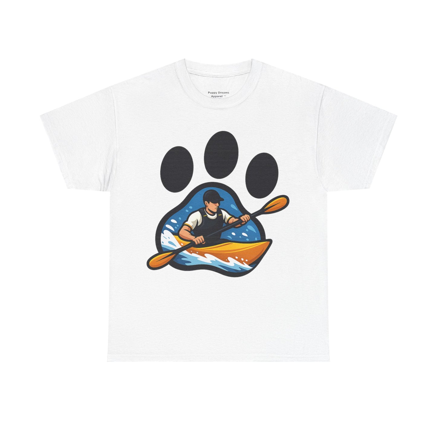 Kayaking Paw Print Tee – Adventure Lover's Unisex Heavy Cotton T-Shirt, Gift for Outdoor Enthusiasts, Wildlife Lovers, Nature Apparel, [...]