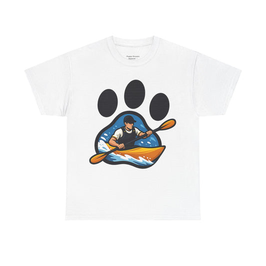 Kayaking Paw Print Tee – Adventure Lover's Unisex Heavy Cotton T-Shirt, Gift for Outdoor Enthusiasts, Wildlife Lovers, Nature Apparel, [...]