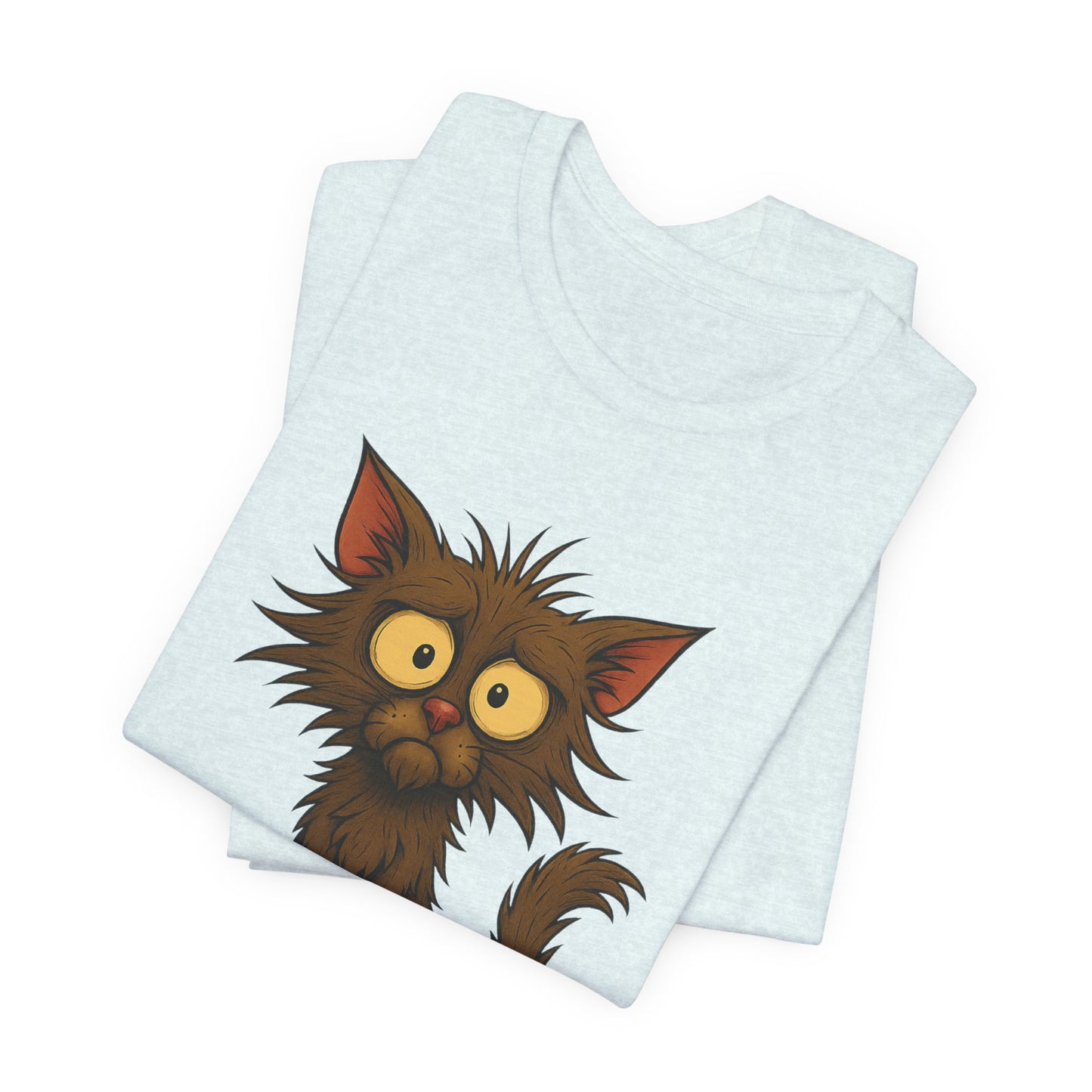 Funny Cat T-Shirt — "I'm At My Limit, Please Don't Test Me" Cute Stressed Kitty Graphic Tee