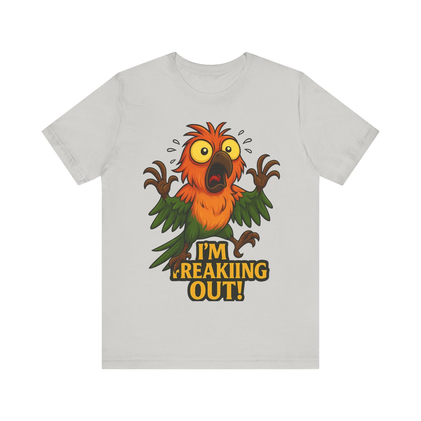 Funny "I'm Freaking Out" Parrot T-Shirt