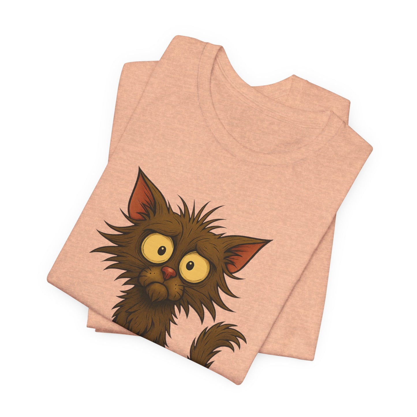 Funny Cat T-Shirt — "I'm At My Limit, Please Don't Test Me" Cute Stressed Kitty Graphic Tee