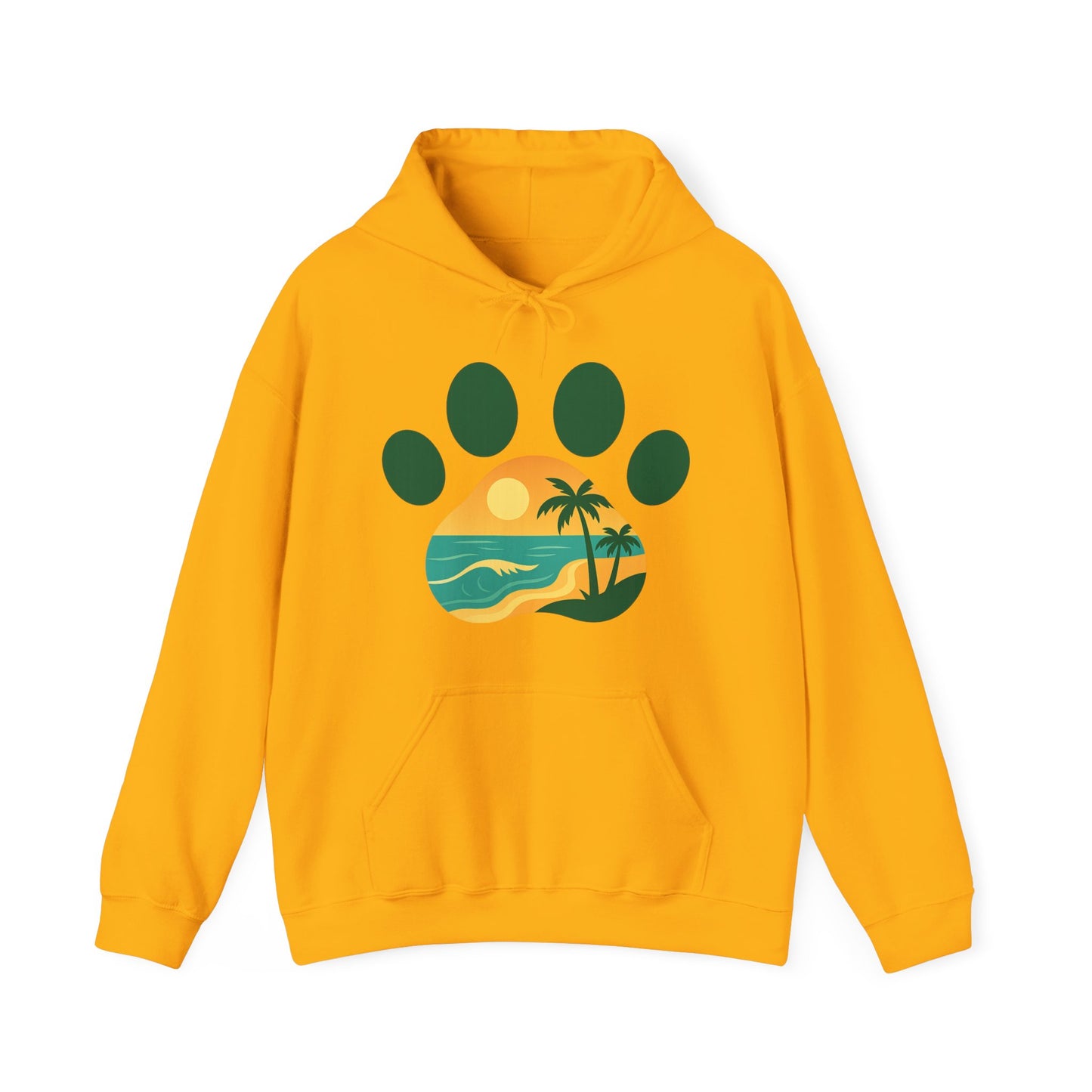 Cozy Beach Vibes Sweatshirt - Unisex Heavy Blend Hoodie for Pet Lovers, Sunset Design, Perfect Gift for Animal Lovers, Casual Comfort, [...]