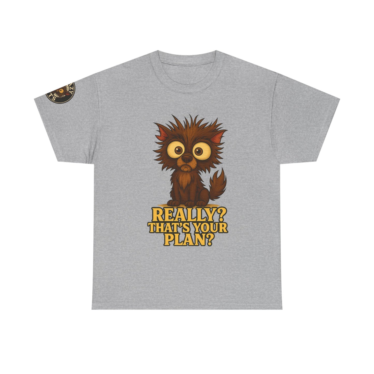 T-Shirt — Cute Owl Graphic “Really? That’s Your Plan?” Funny Animal Tee