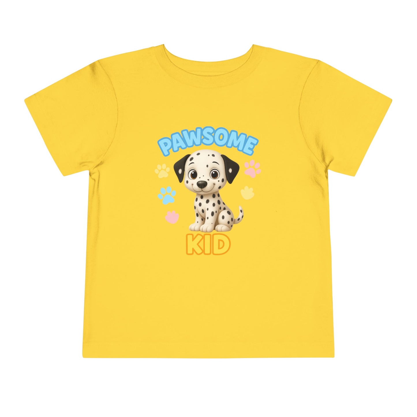Pawsome Kid Toddler Tee, Cute Dog Tee for Toddlers, Kids' Short Sleeve Shirt, Birthday Gift, Animal Lovers, Pet Themed Apparel