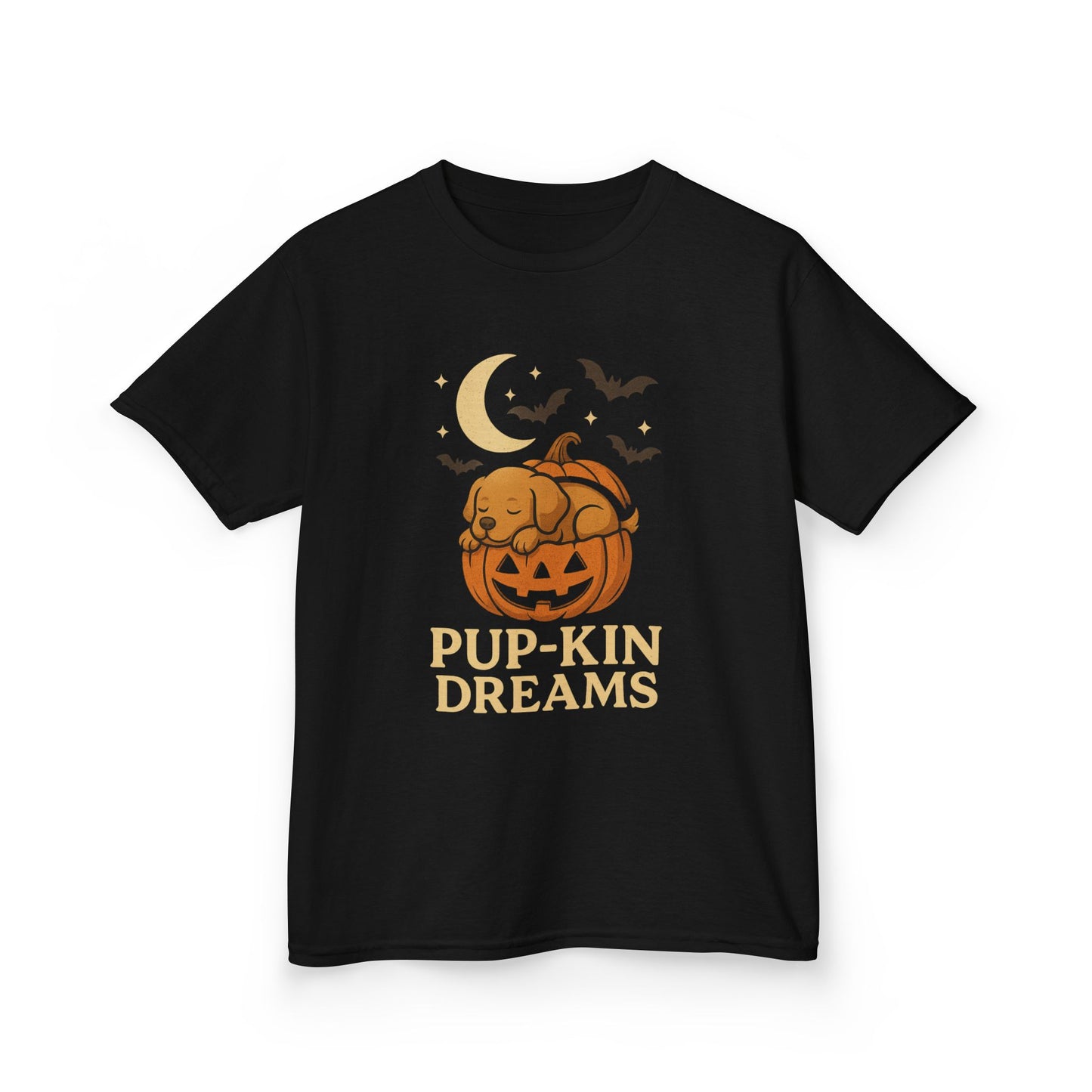 Kids Halloween Tee - Pup-kin Dreams, Cute Halloween Shirt, Kid's T-Shirt, Pumpkin Shirt, Halloween Costume, Fall Apparel